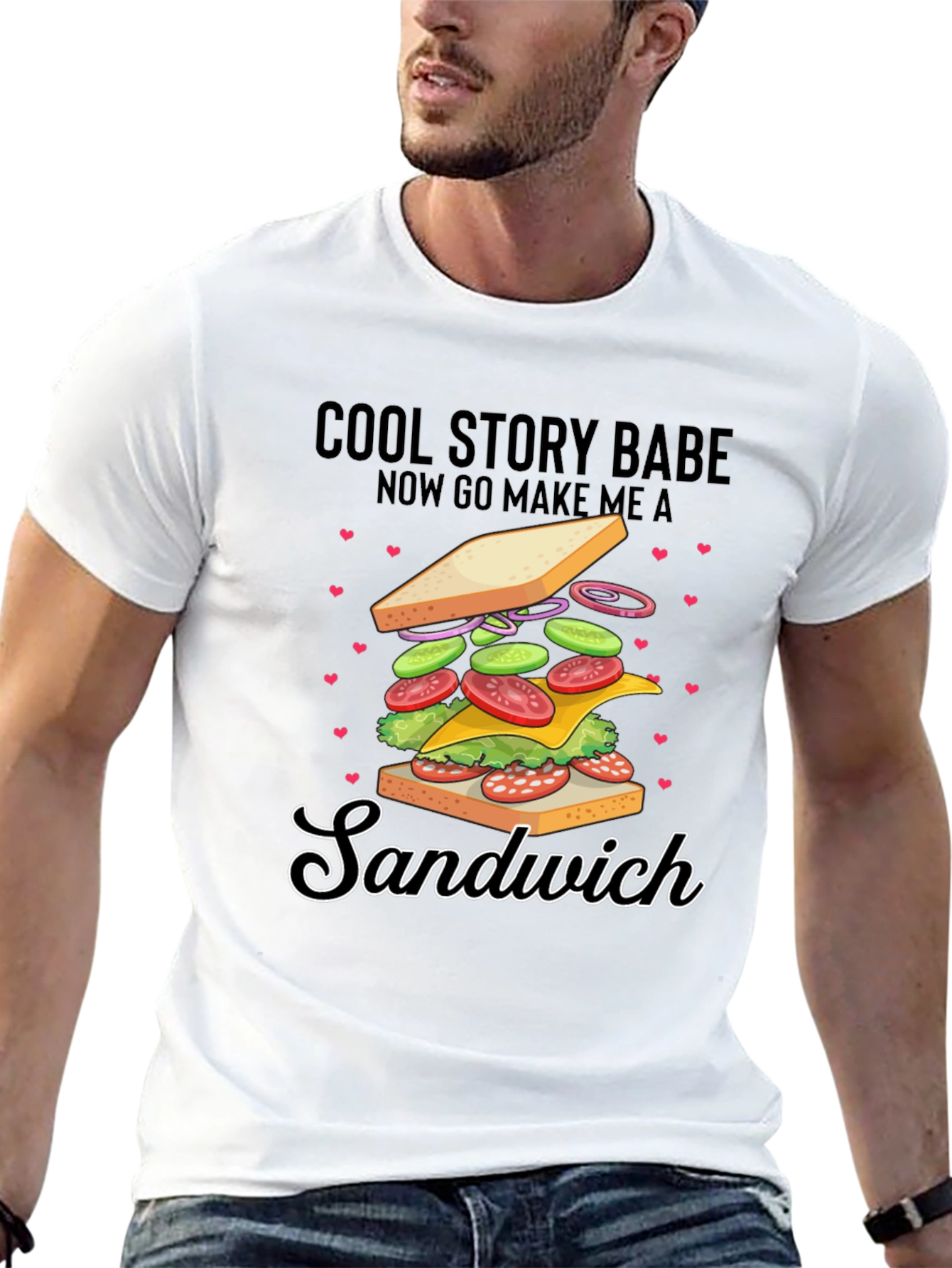 Cool Story Babe Sandwich Graphic Tee