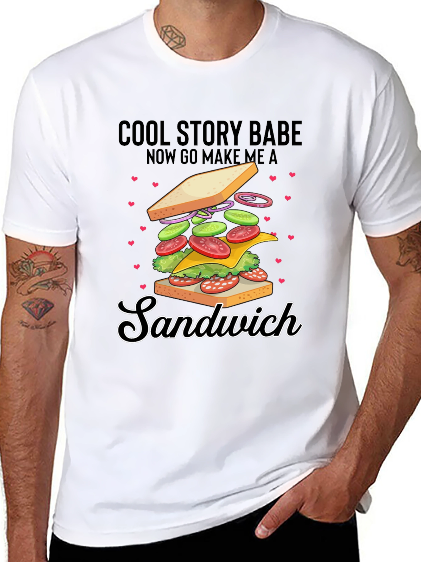 Cool Story Babe Sandwich Graphic Tee
