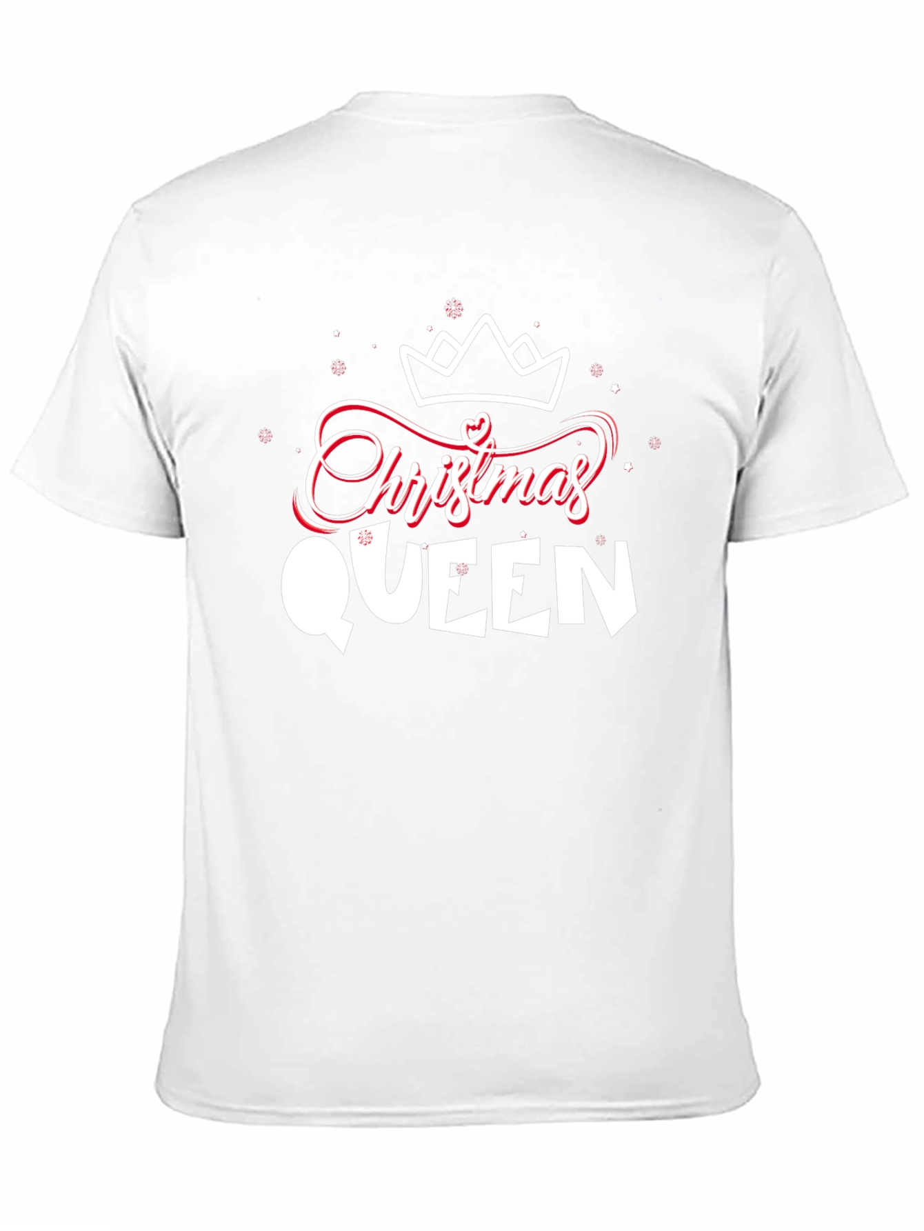 Christmas Queen Graphic Tee - Holiday Festive Apparel