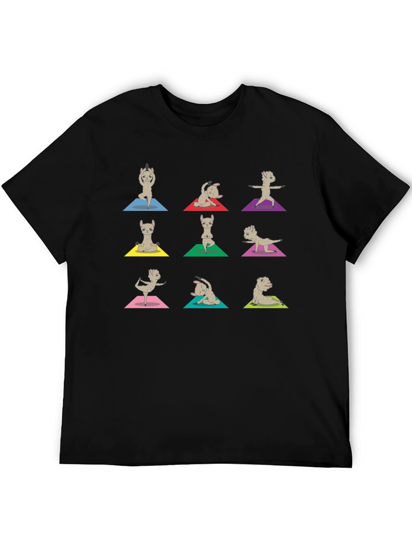 Yoga Llama Graphic Tee - Soft Cotton Blend