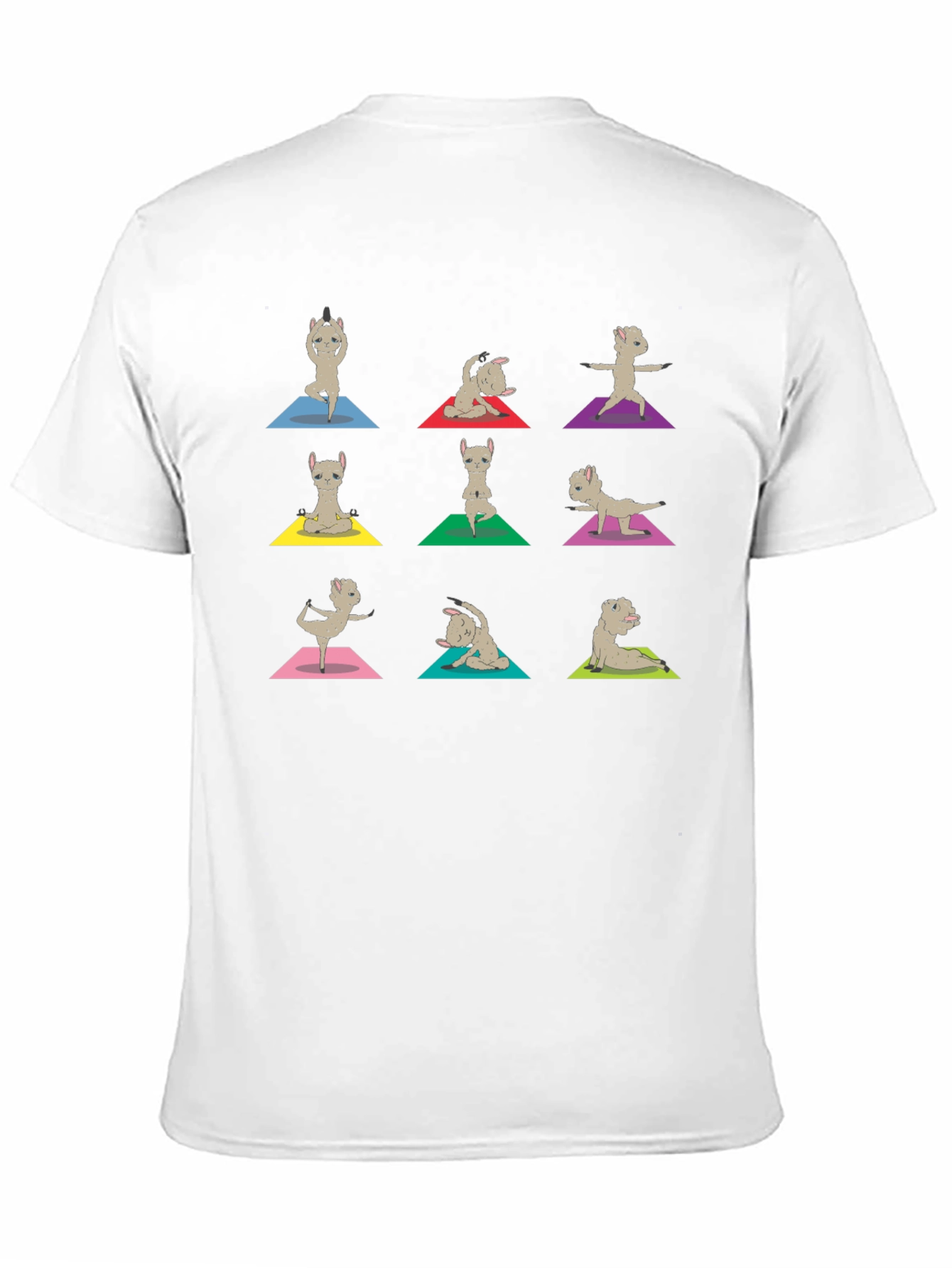 Yoga Llama Graphic Tee - Soft Cotton Blend