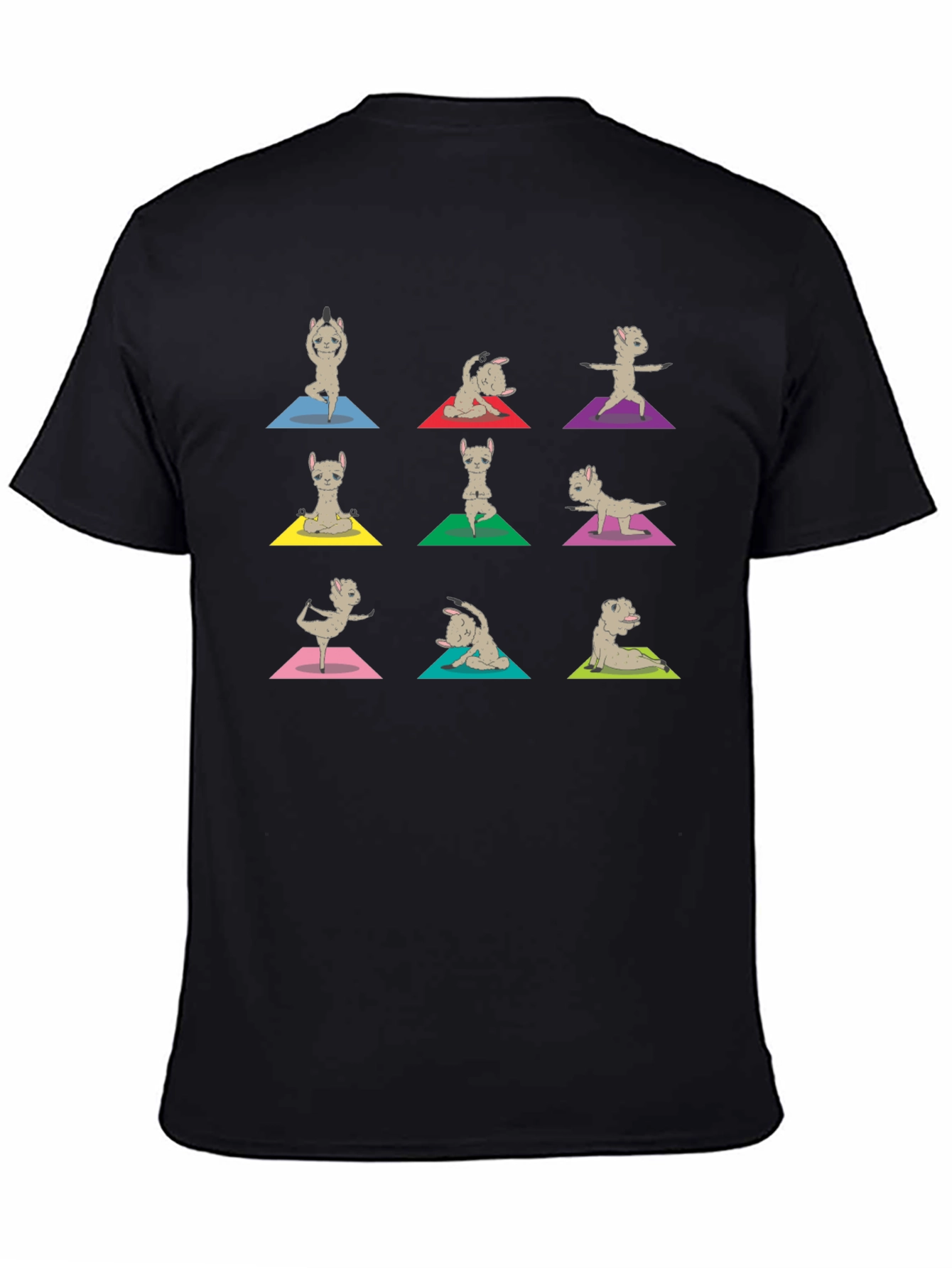 Yoga Llama Graphic Tee - Soft Cotton Blend