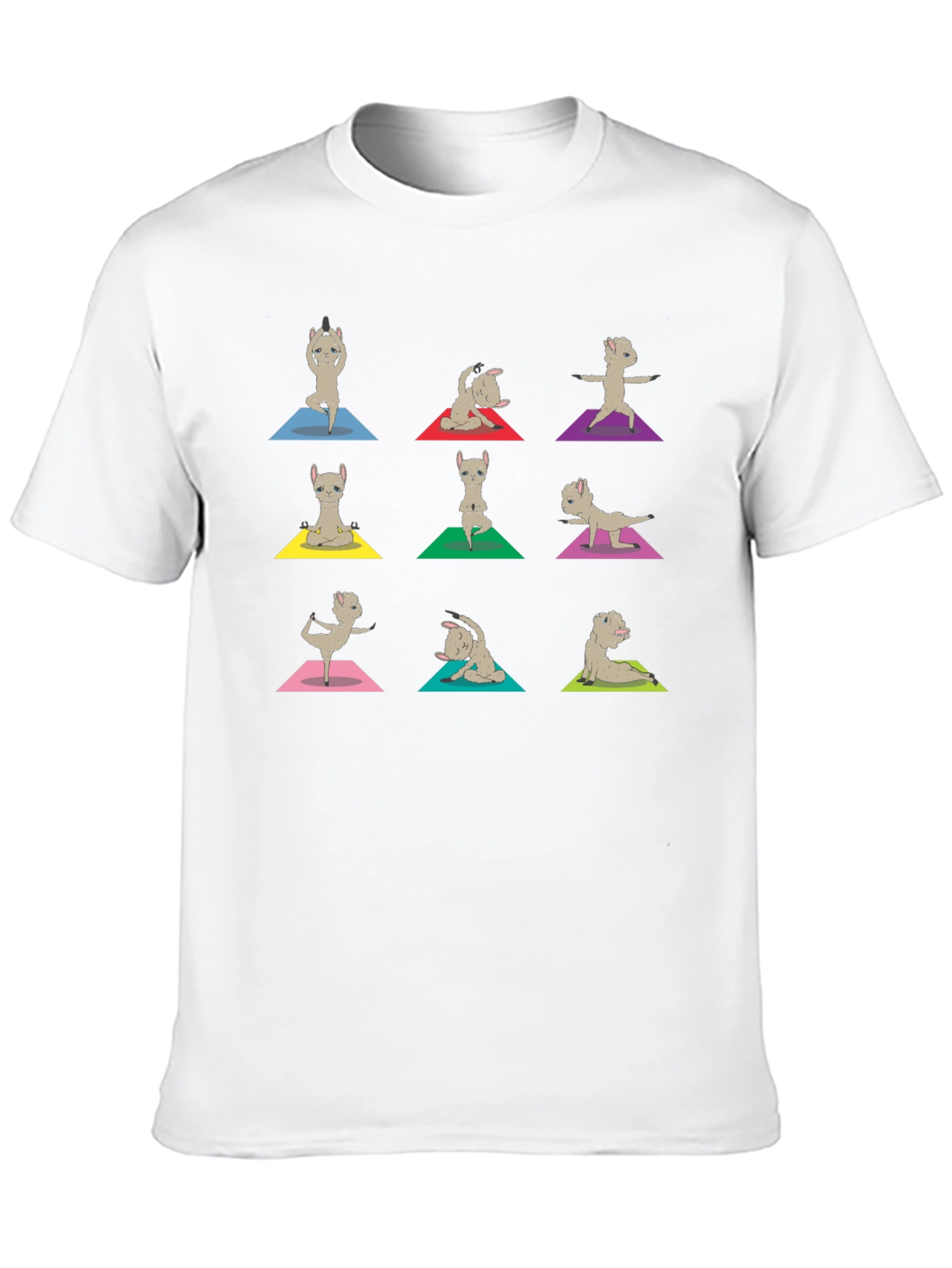 Yoga Llama Graphic Tee - Soft Cotton Blend