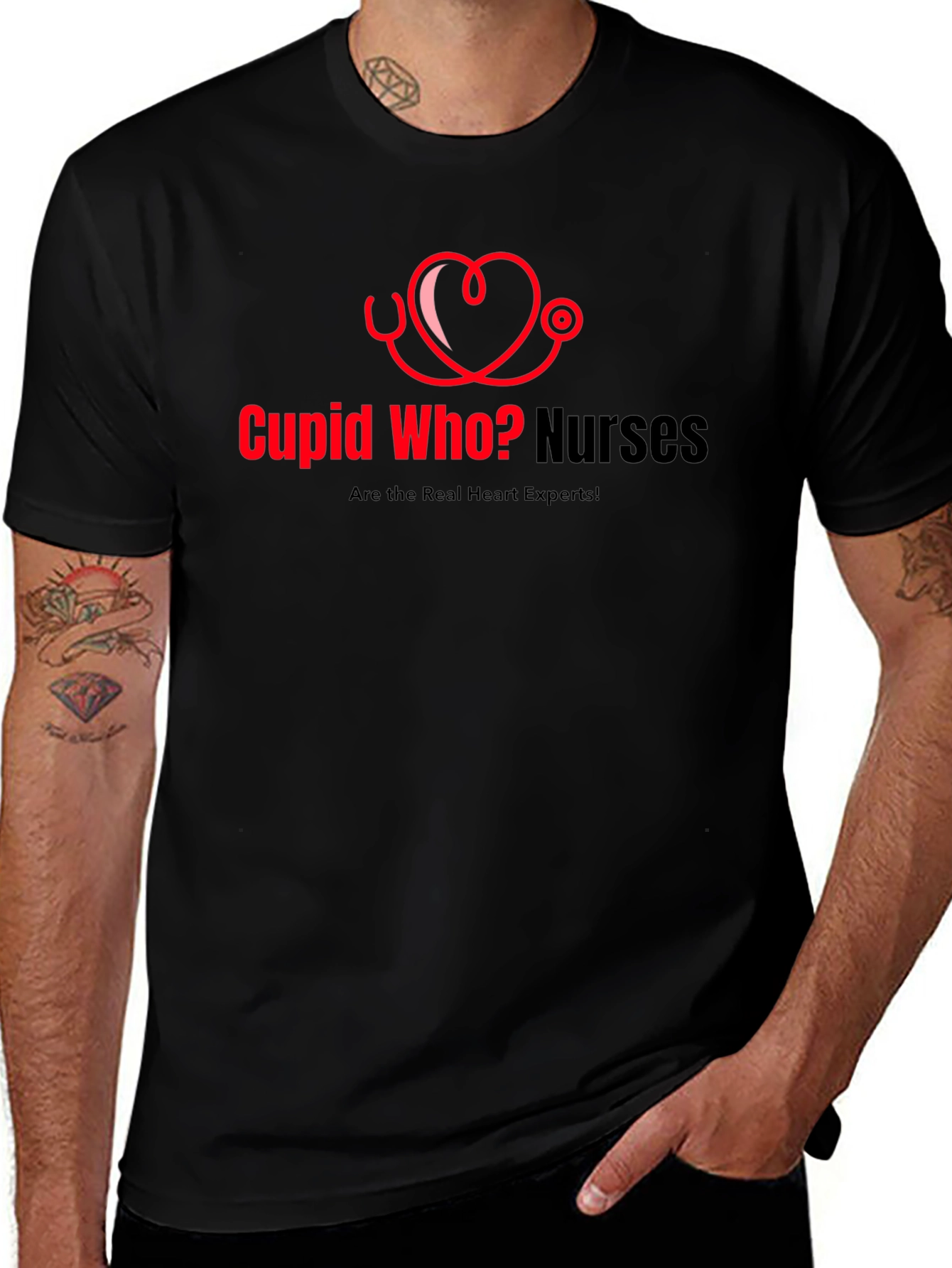 Cupid Who? Nurses Heart Experts T-Shirt