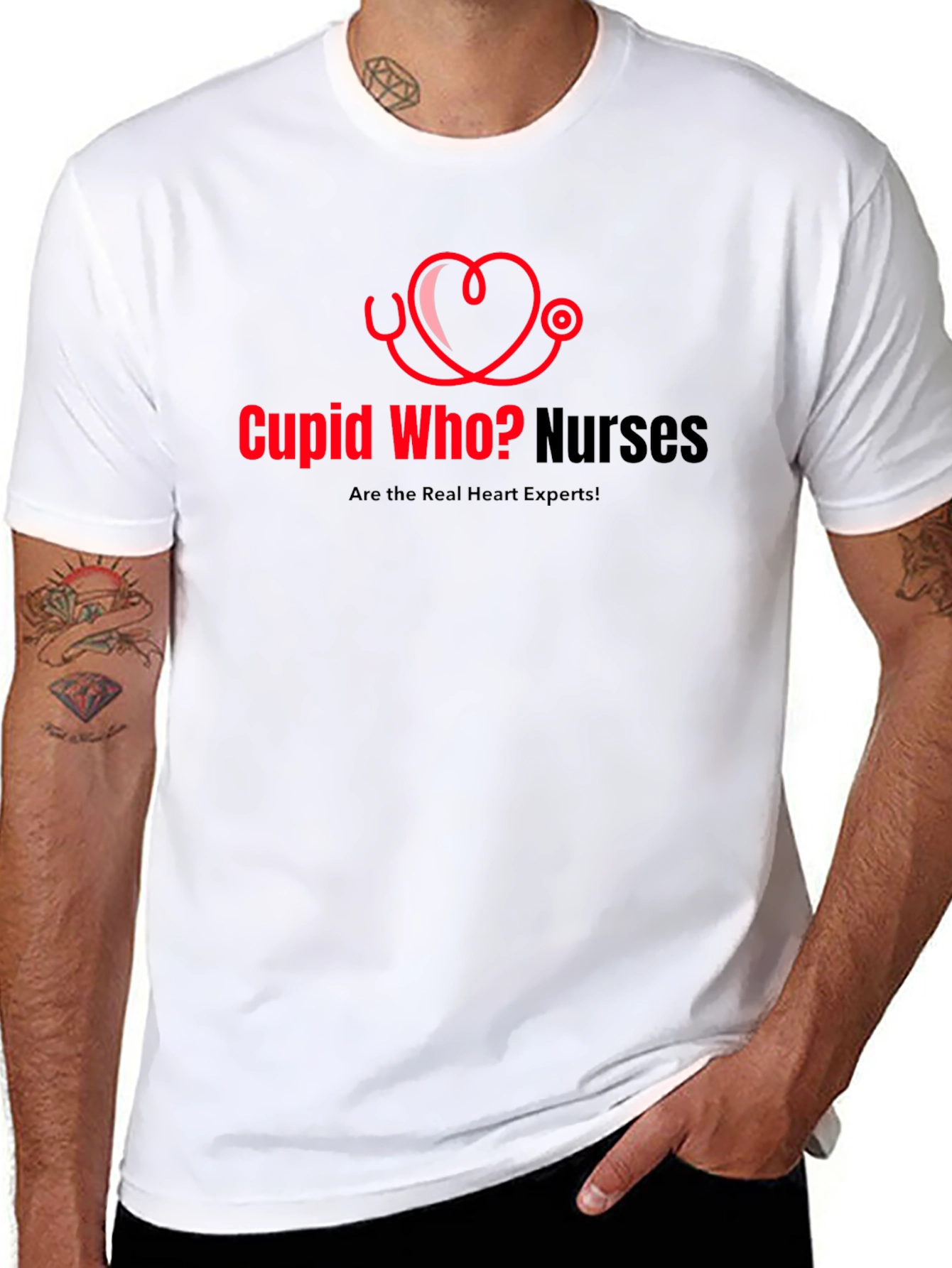 Cupid Who? Nurses Heart Experts T-Shirt