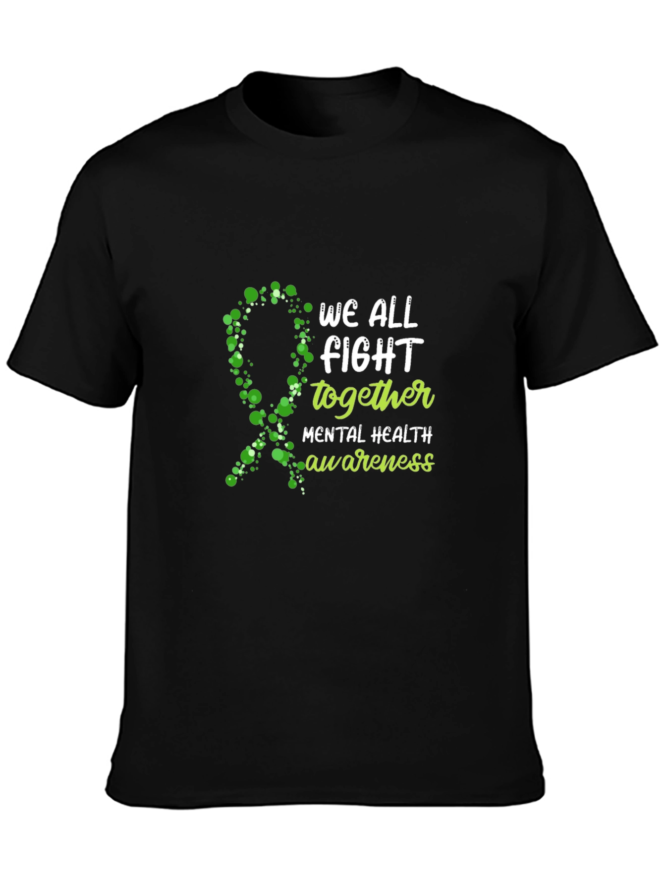Mental Health Awareness T-Shirt: We All Fight Together Tee