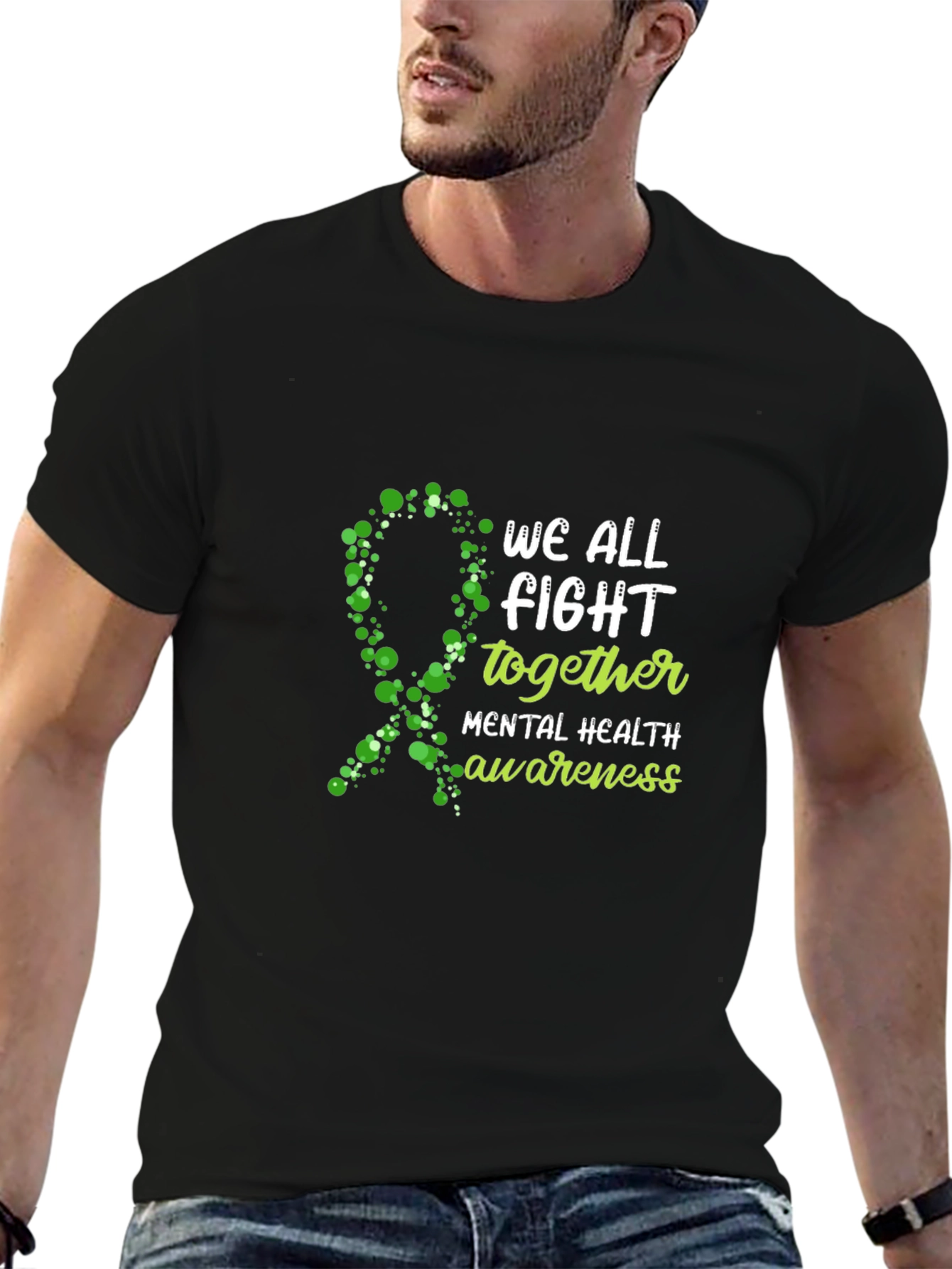 Mental Health Awareness T-Shirt: We All Fight Together Tee