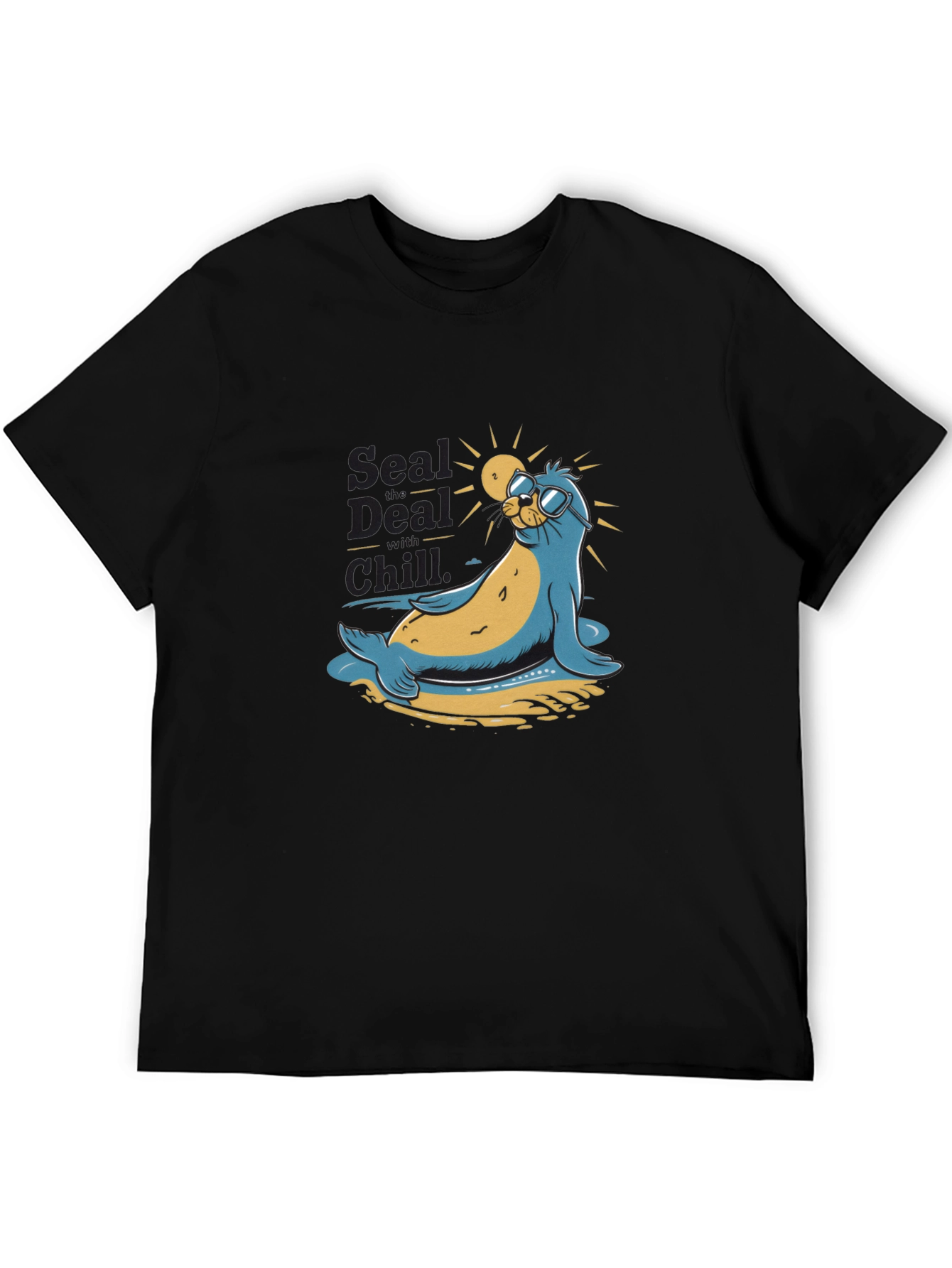 Cool Seal Graphic Tee - Chill Vibes
