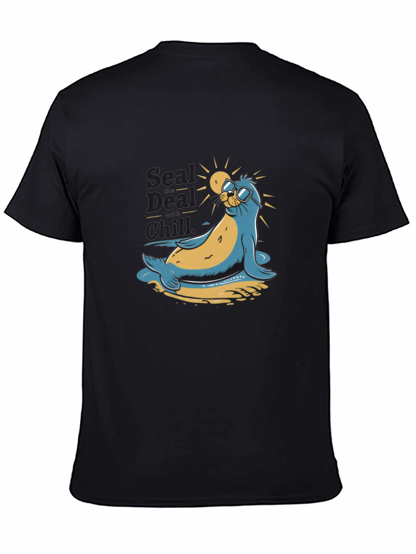 Cool Seal Graphic Tee - Chill Vibes