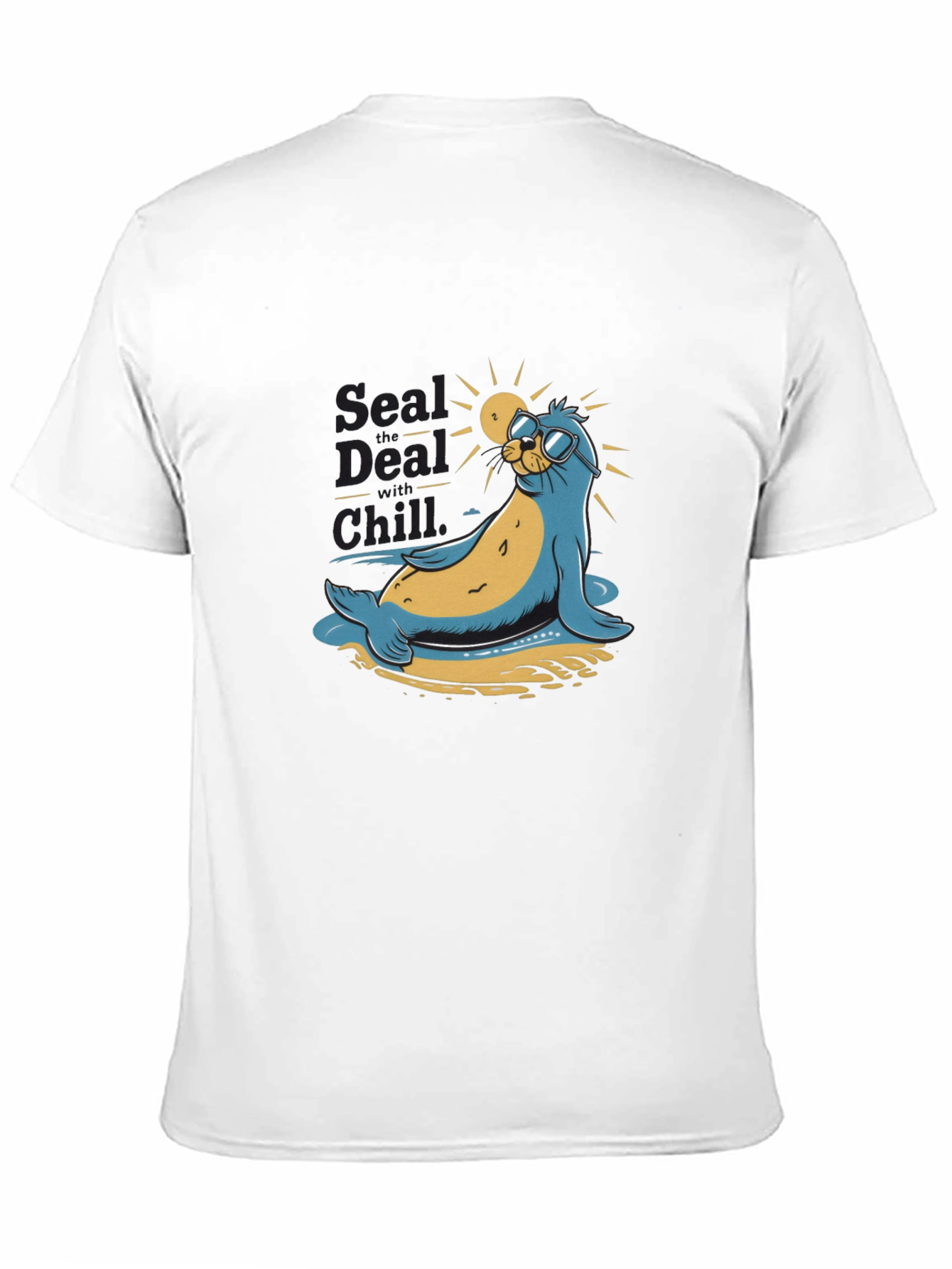 Cool Seal Graphic Tee - Chill Vibes