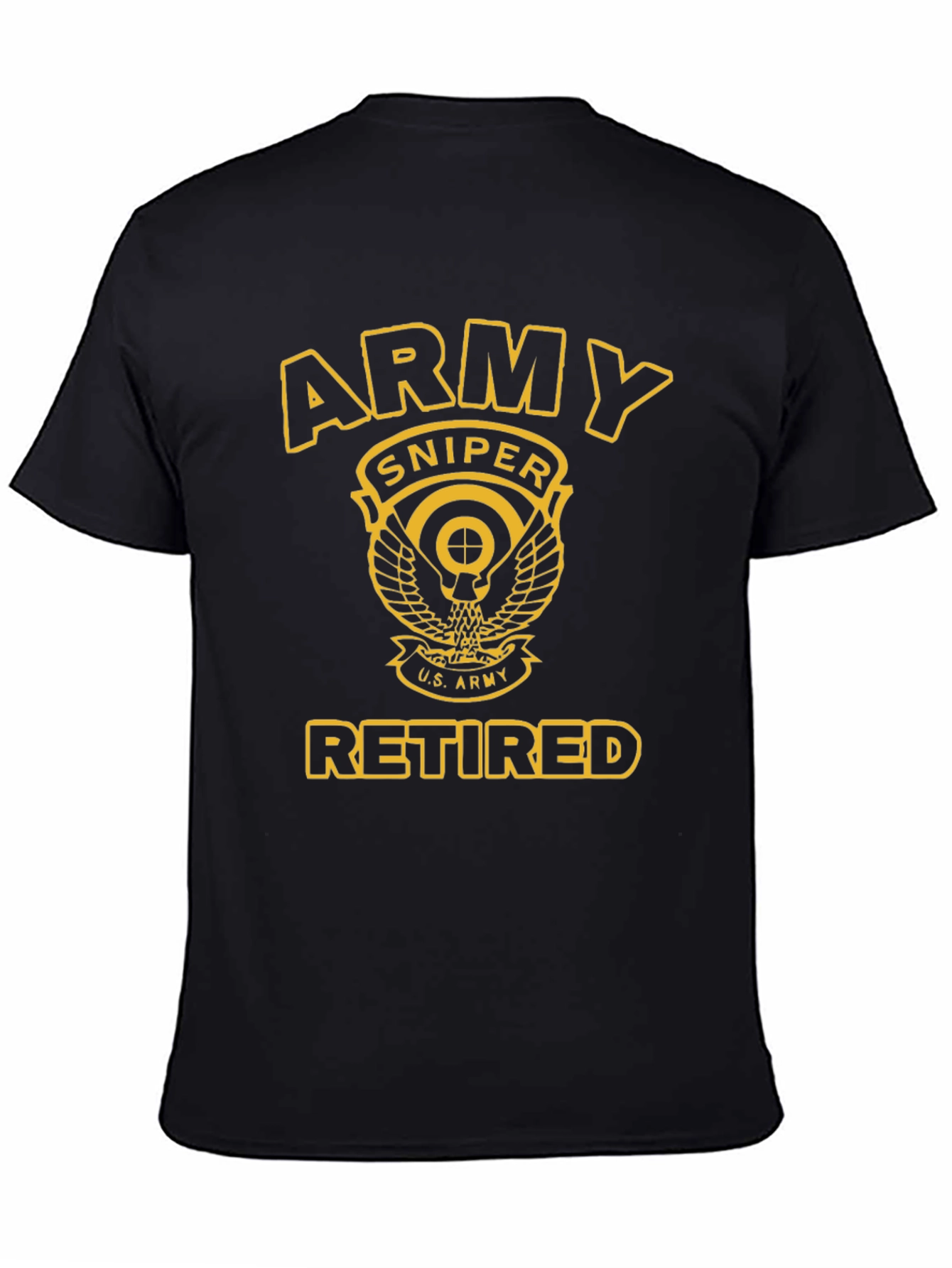 Army Sniper Retired T-Shirt - Military Pride