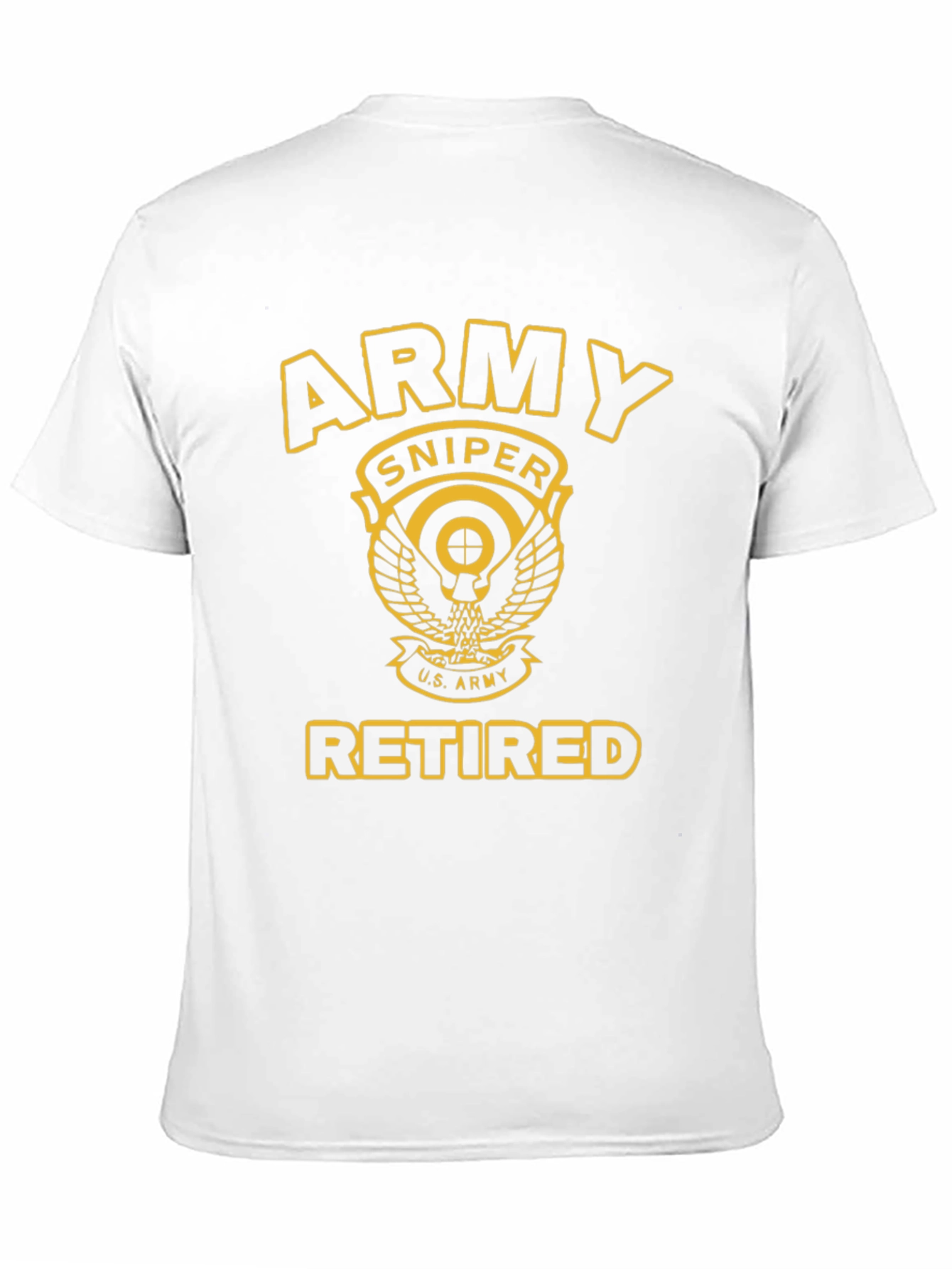 Army Sniper Retired T-Shirt - Military Pride