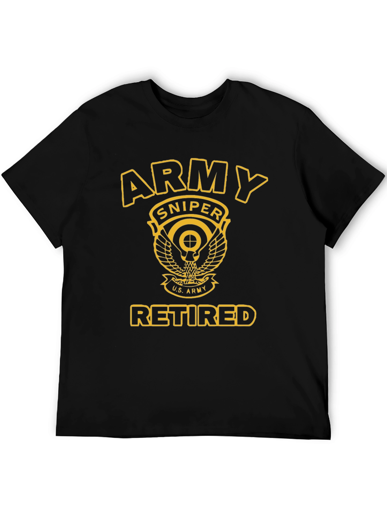 Army Sniper Retired T-Shirt - Military Pride