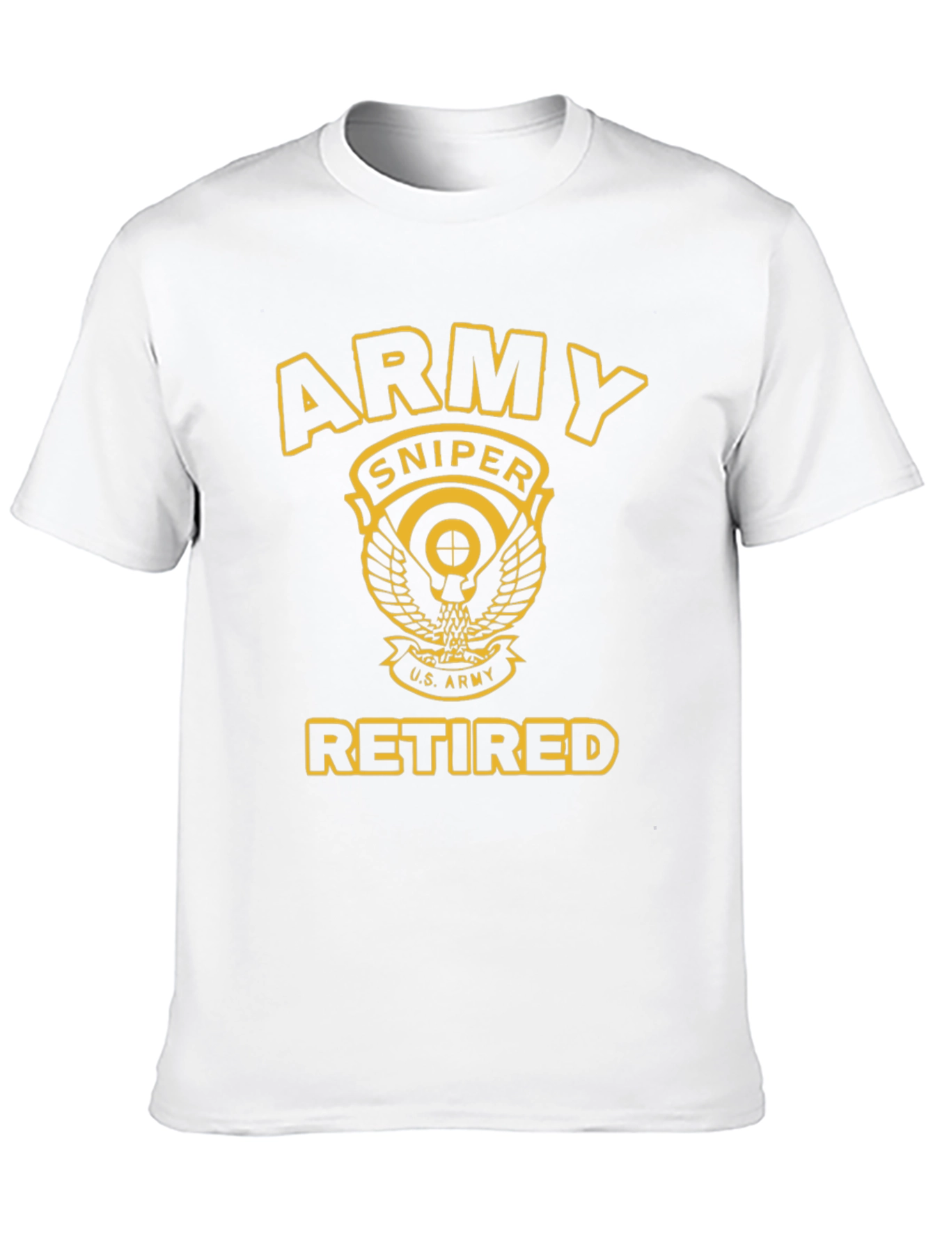 Army Sniper Retired T-Shirt - Military Pride