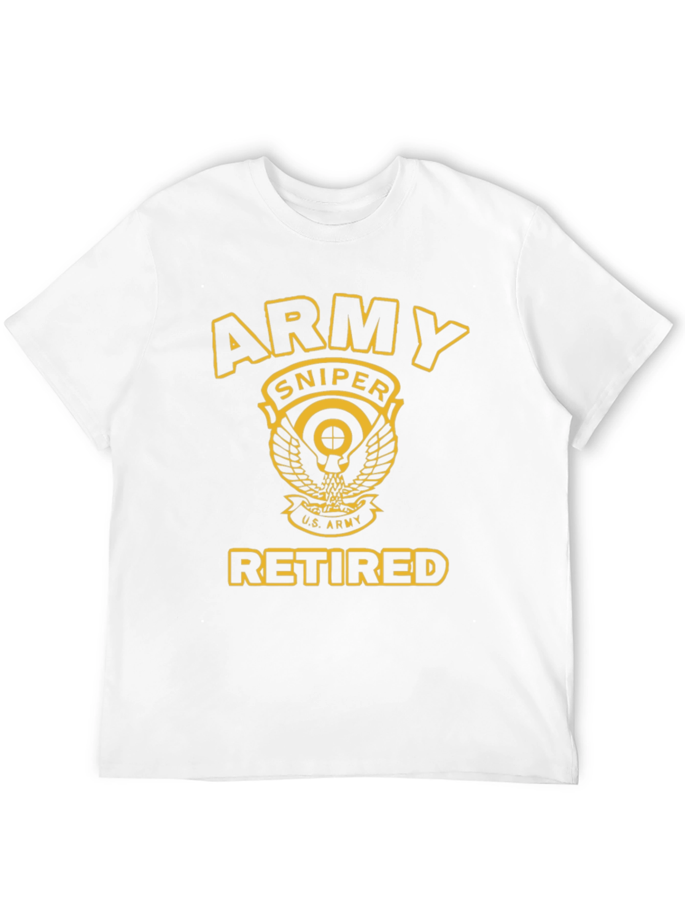 Army Sniper Retired T-Shirt - Military Pride