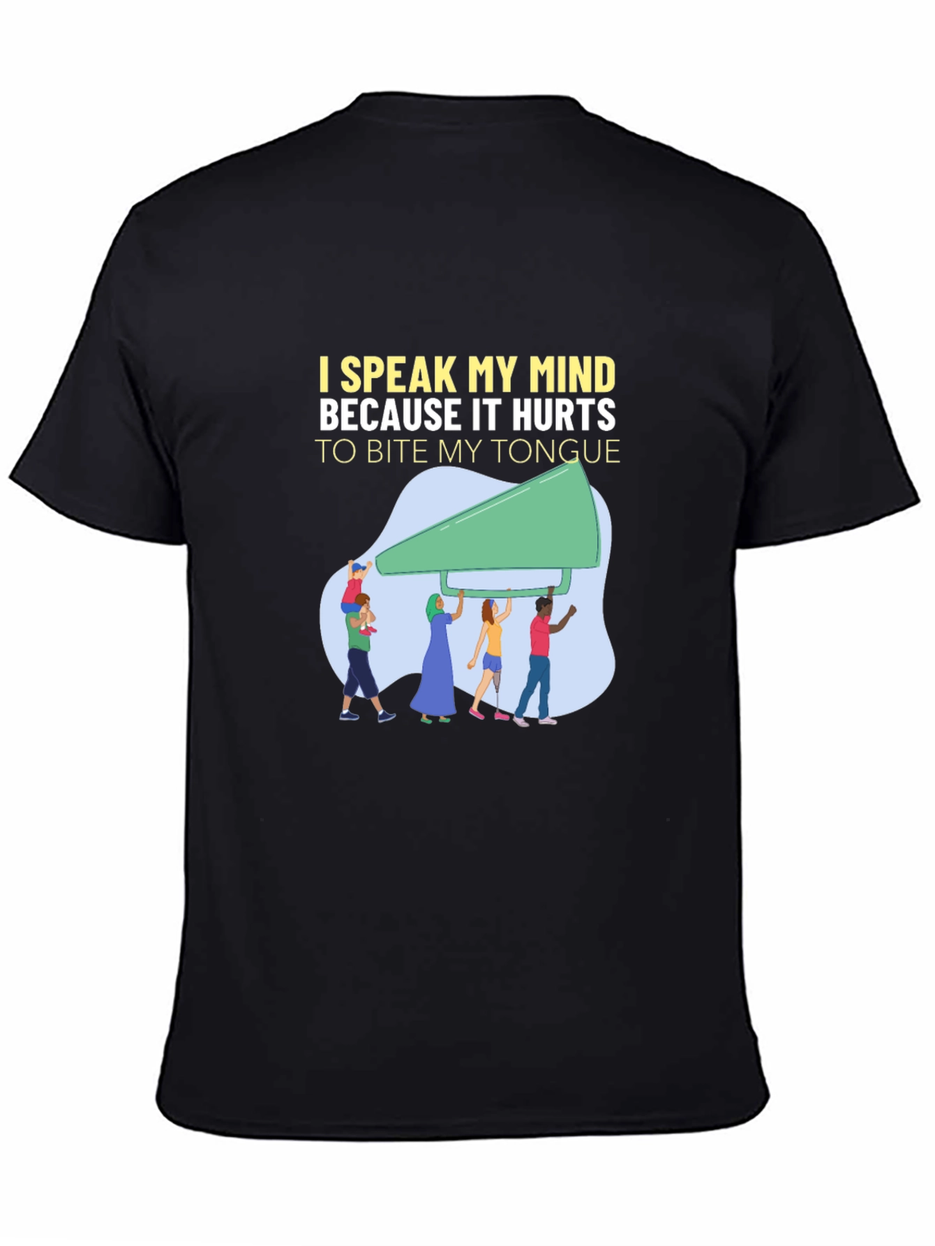 Speak My Mind Graphic Tee - Unisex Cotton T-Shirt
