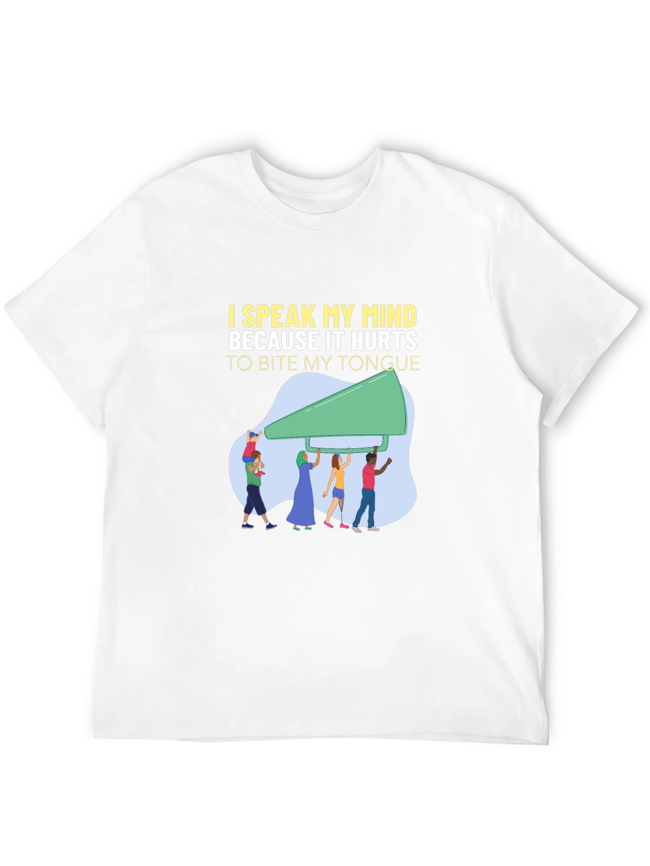 Speak My Mind Graphic Tee - Unisex Cotton T-Shirt