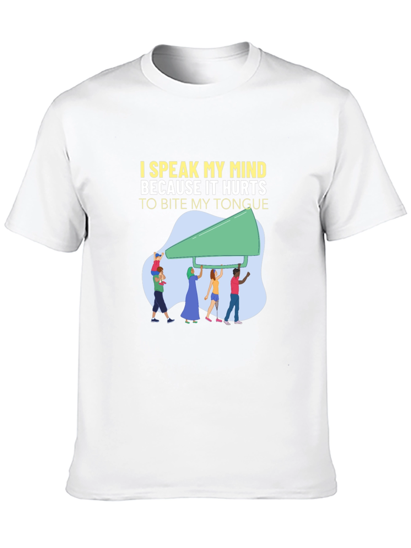 Speak My Mind Graphic Tee - Unisex Cotton T-Shirt