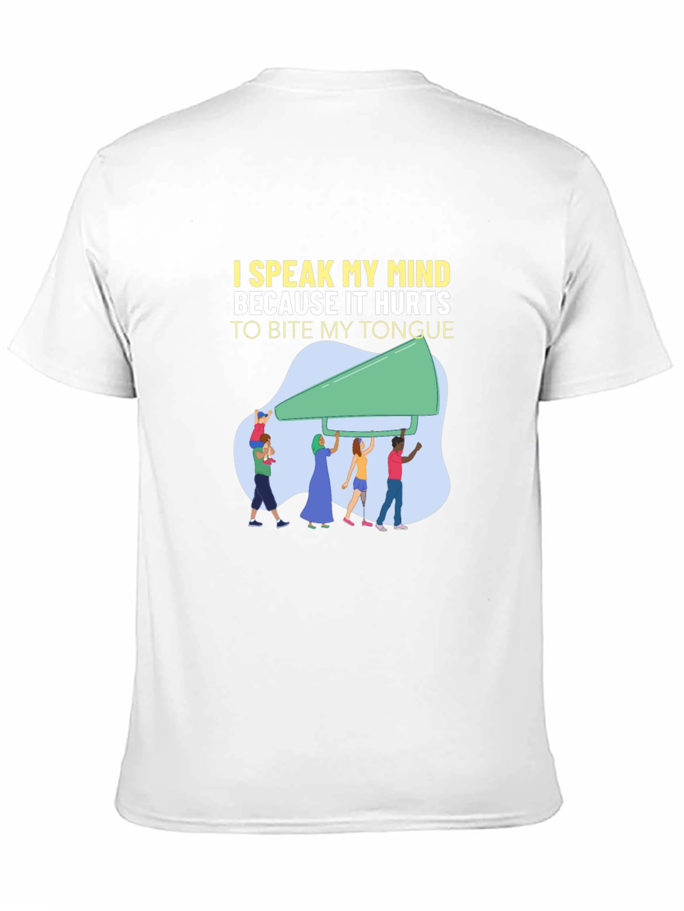 Speak My Mind Graphic Tee - Unisex Cotton T-Shirt