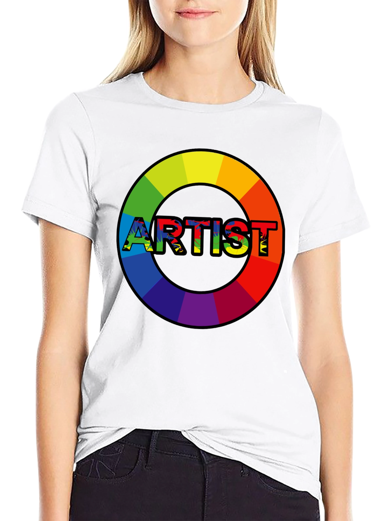 Rainbow Artist T-Shirt - Express Your Creativity!