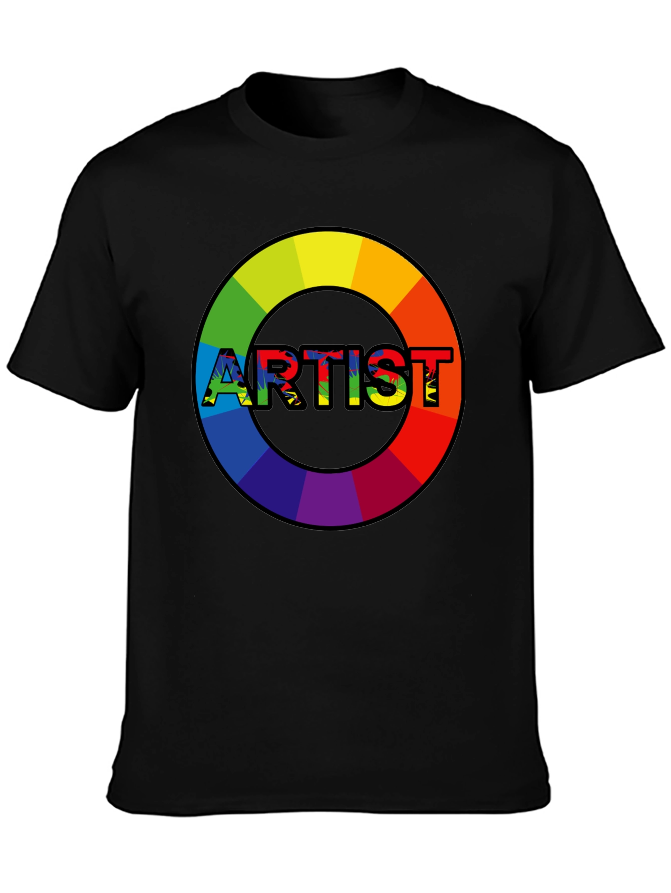 Rainbow Artist T-Shirt - Express Your Creativity!