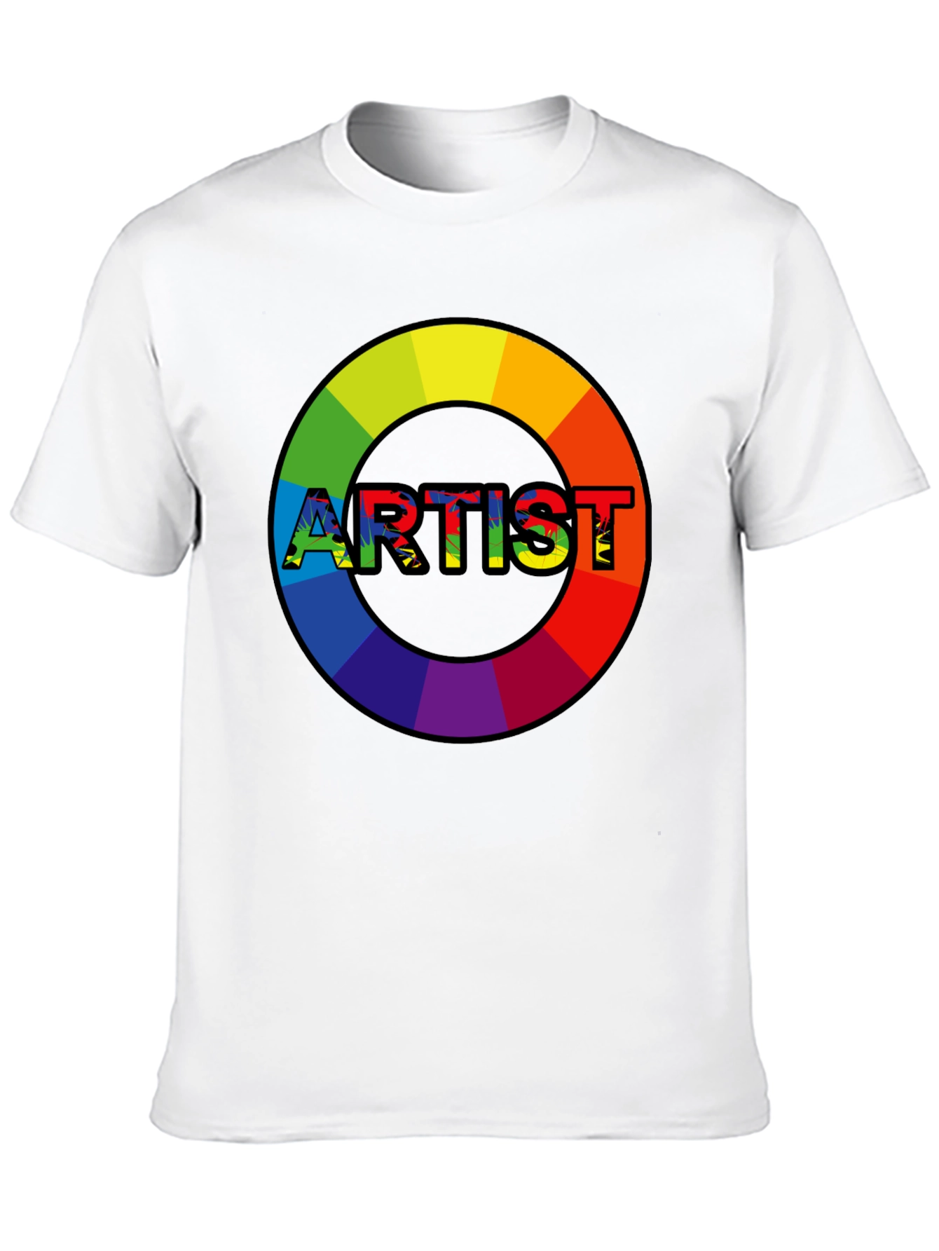 Rainbow Artist T-Shirt - Express Your Creativity!