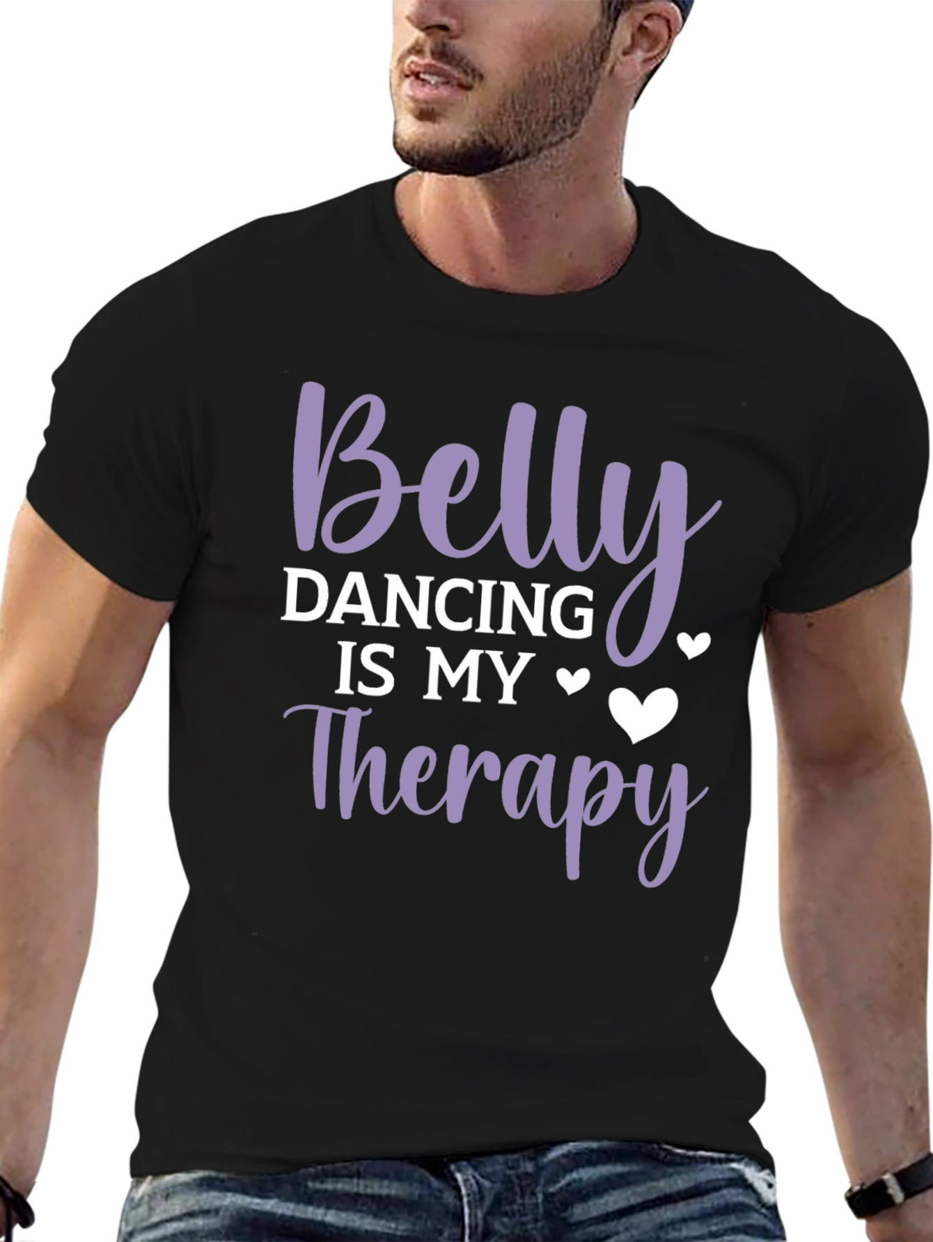 Belly Dancing Therapy Tee - Soft Cotton T-Shirt