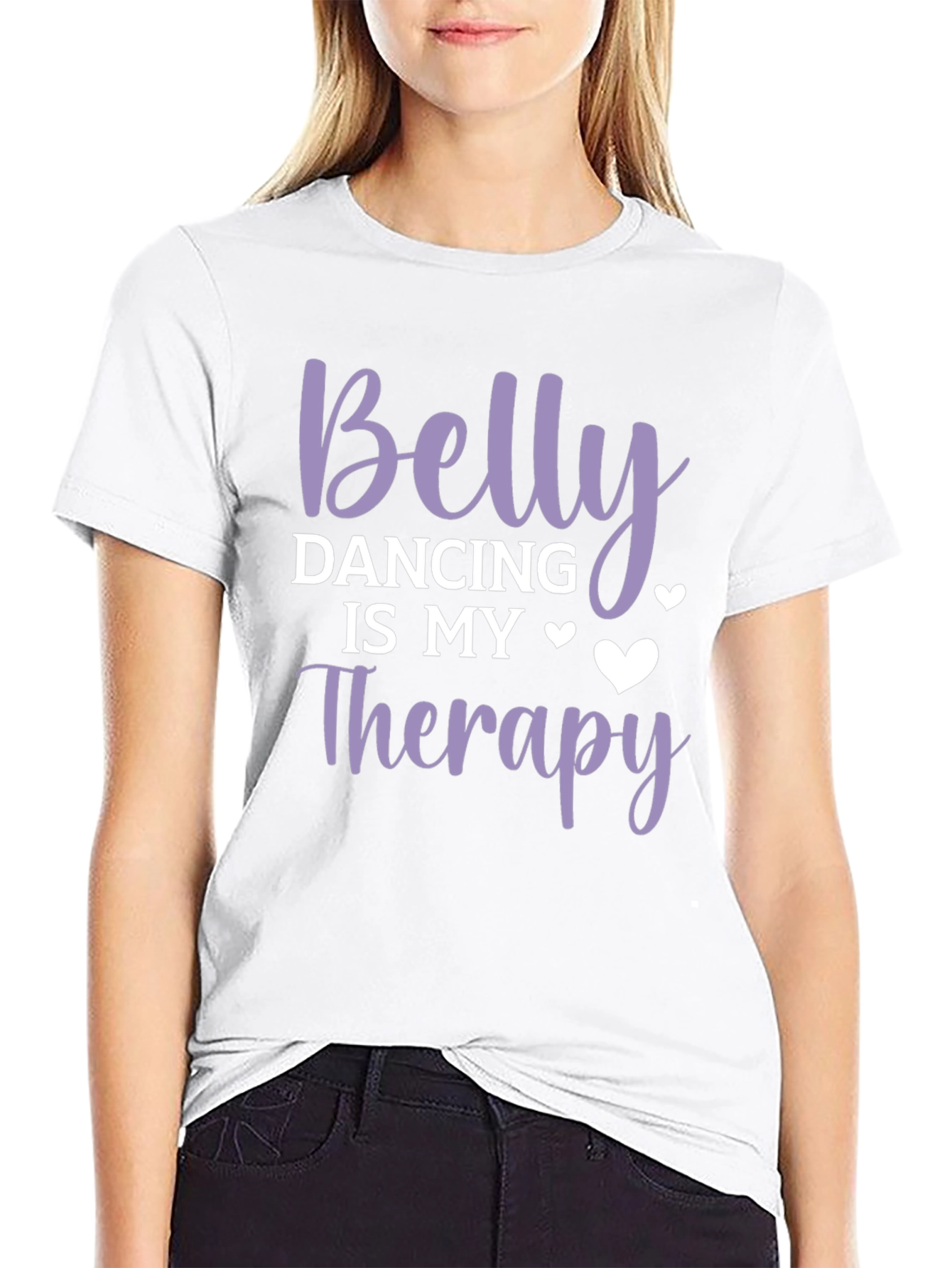 Belly Dancing Therapy Tee - Soft Cotton T-Shirt