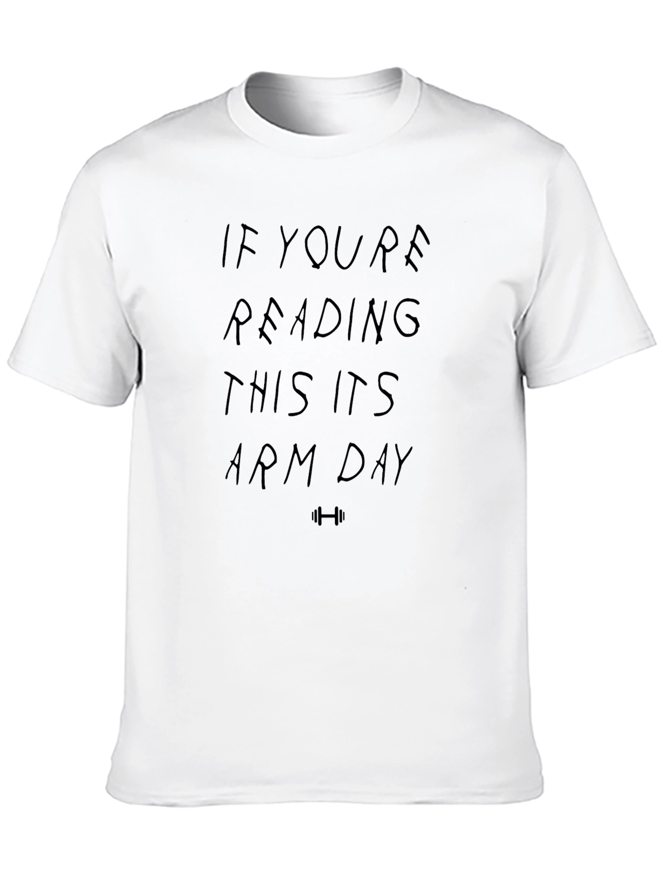 Arm Day Gym T-Shirt - Funny Workout Tee