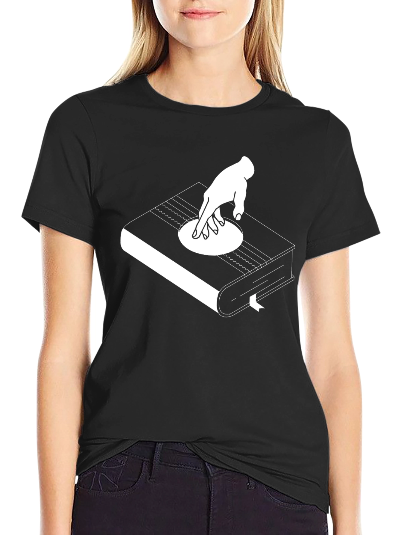 DJ Bookworm T-Shirt - Spin Your Knowledge