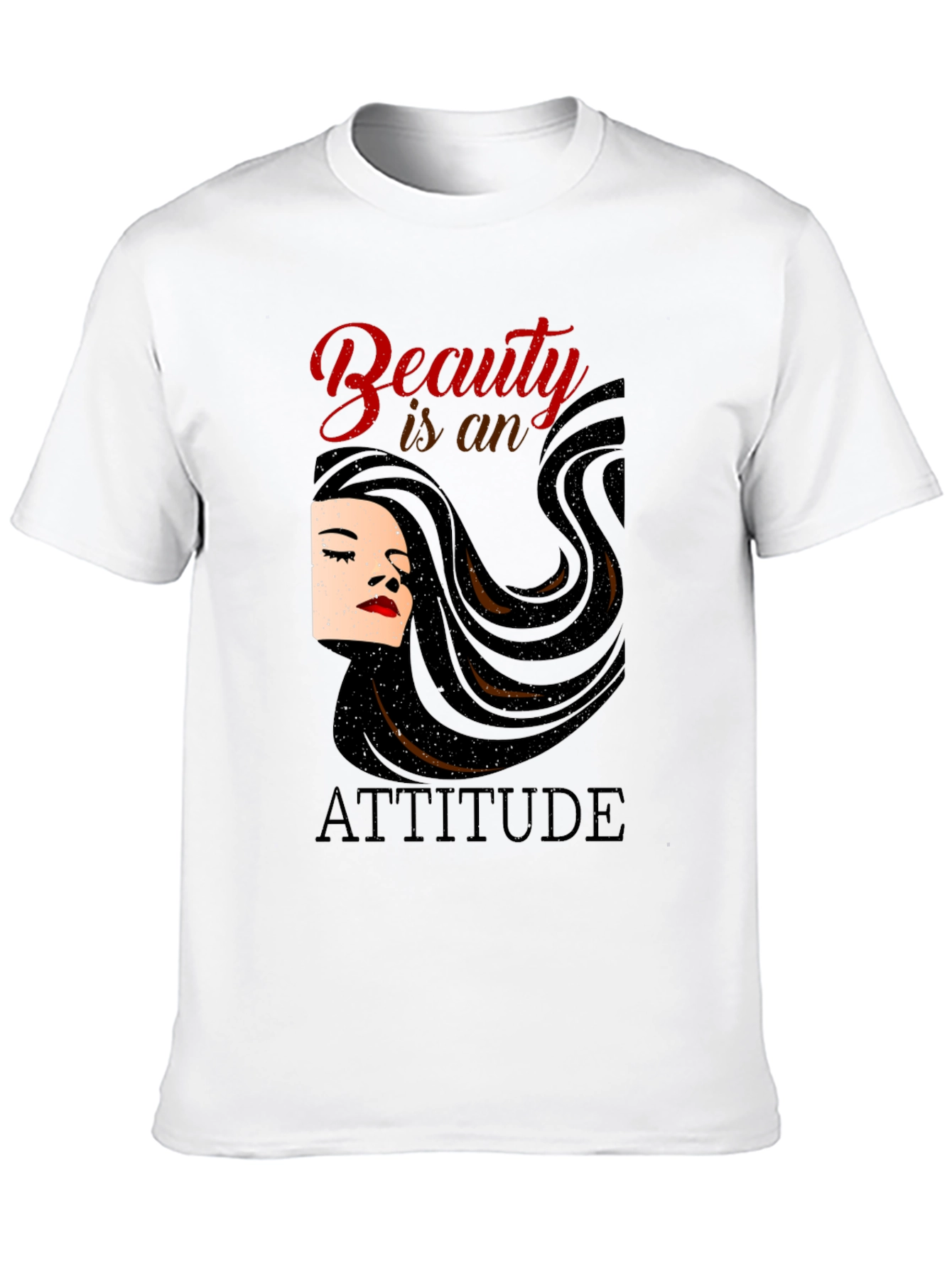 Beauty is an Attitude Black T-Shirt