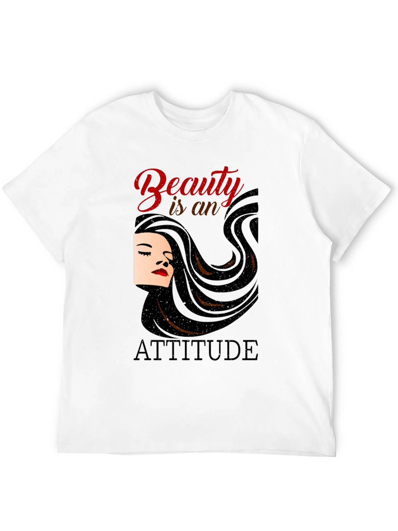 Beauty is an Attitude Black T-Shirt