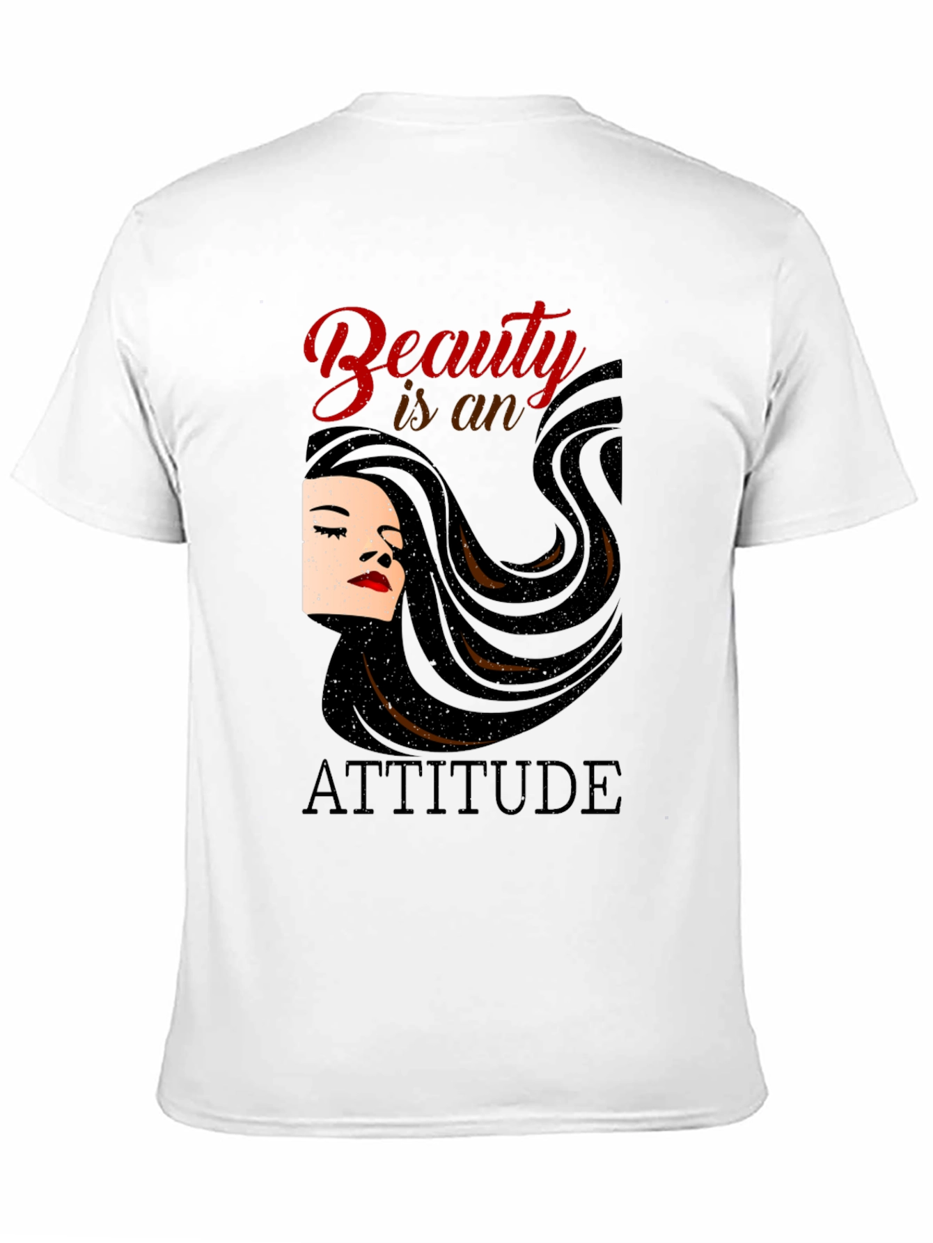 Beauty is an Attitude Black T-Shirt