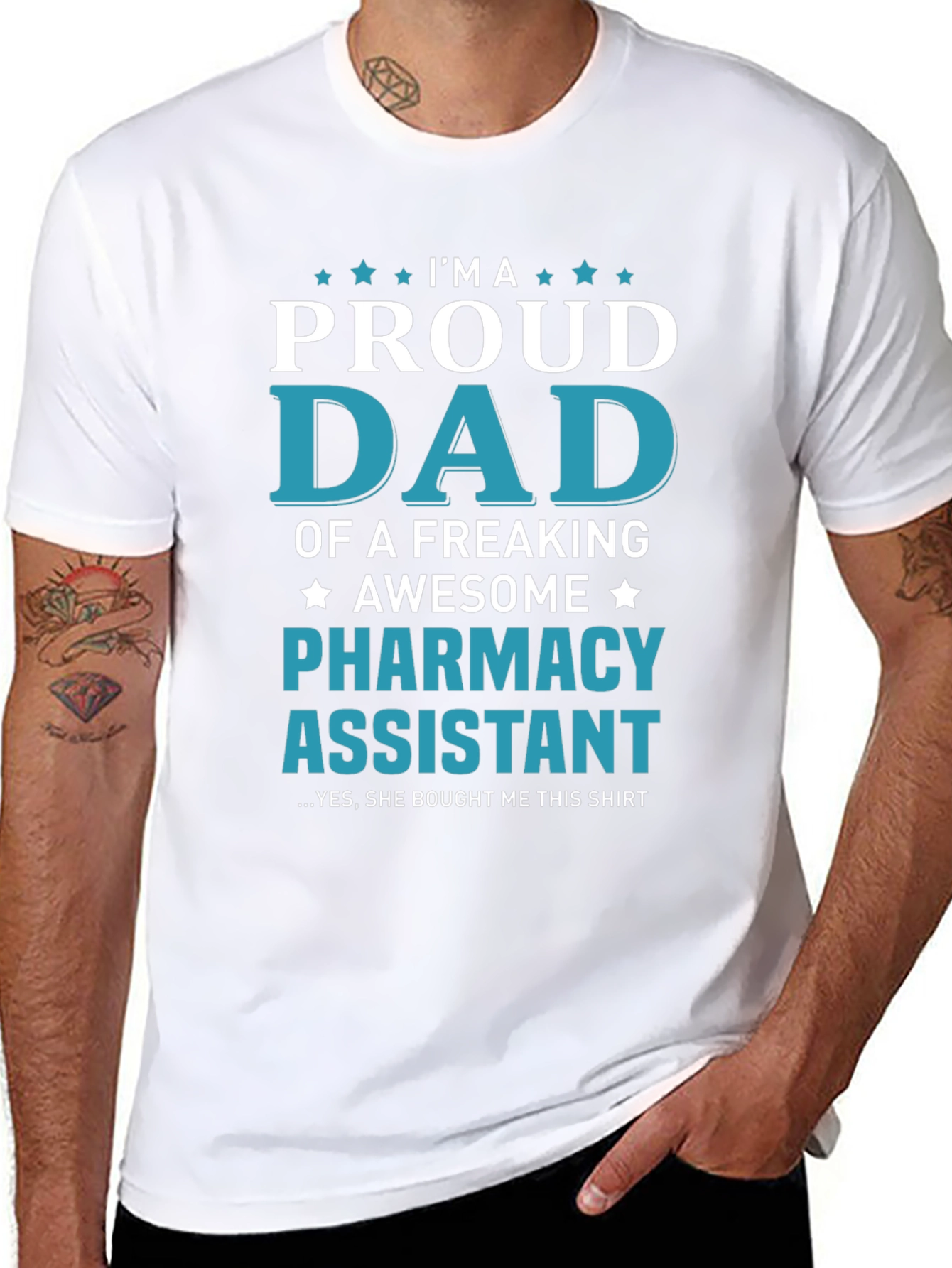 Proud Dad of Pharmacy Assistant T-Shirt