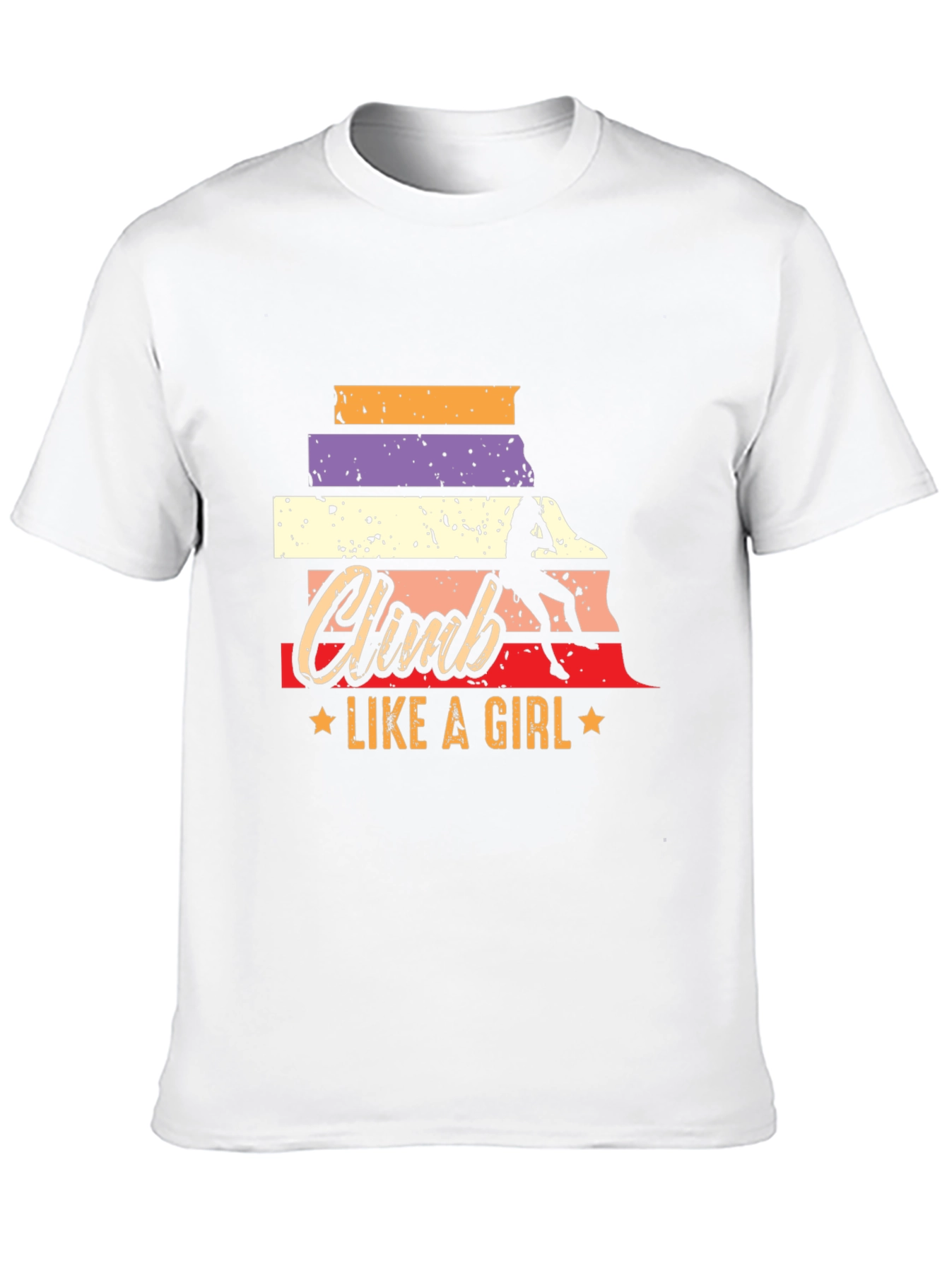 Climb Like A Girl T-Shirt - Rock Climbing Tee