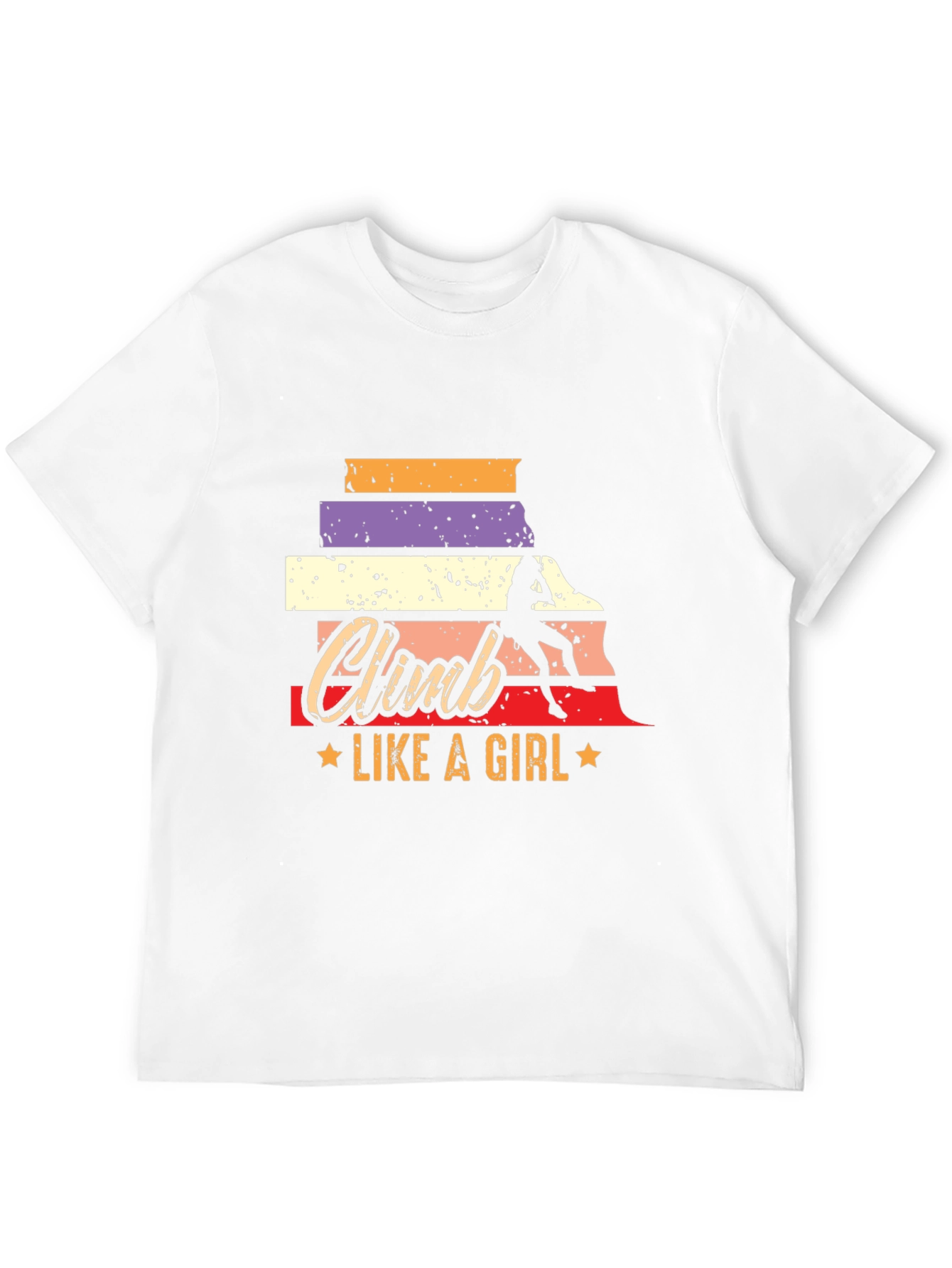 Climb Like A Girl T-Shirt - Rock Climbing Tee