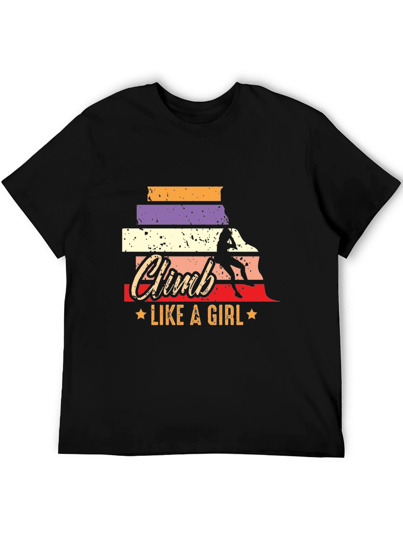 Climb Like A Girl T-Shirt - Rock Climbing Tee