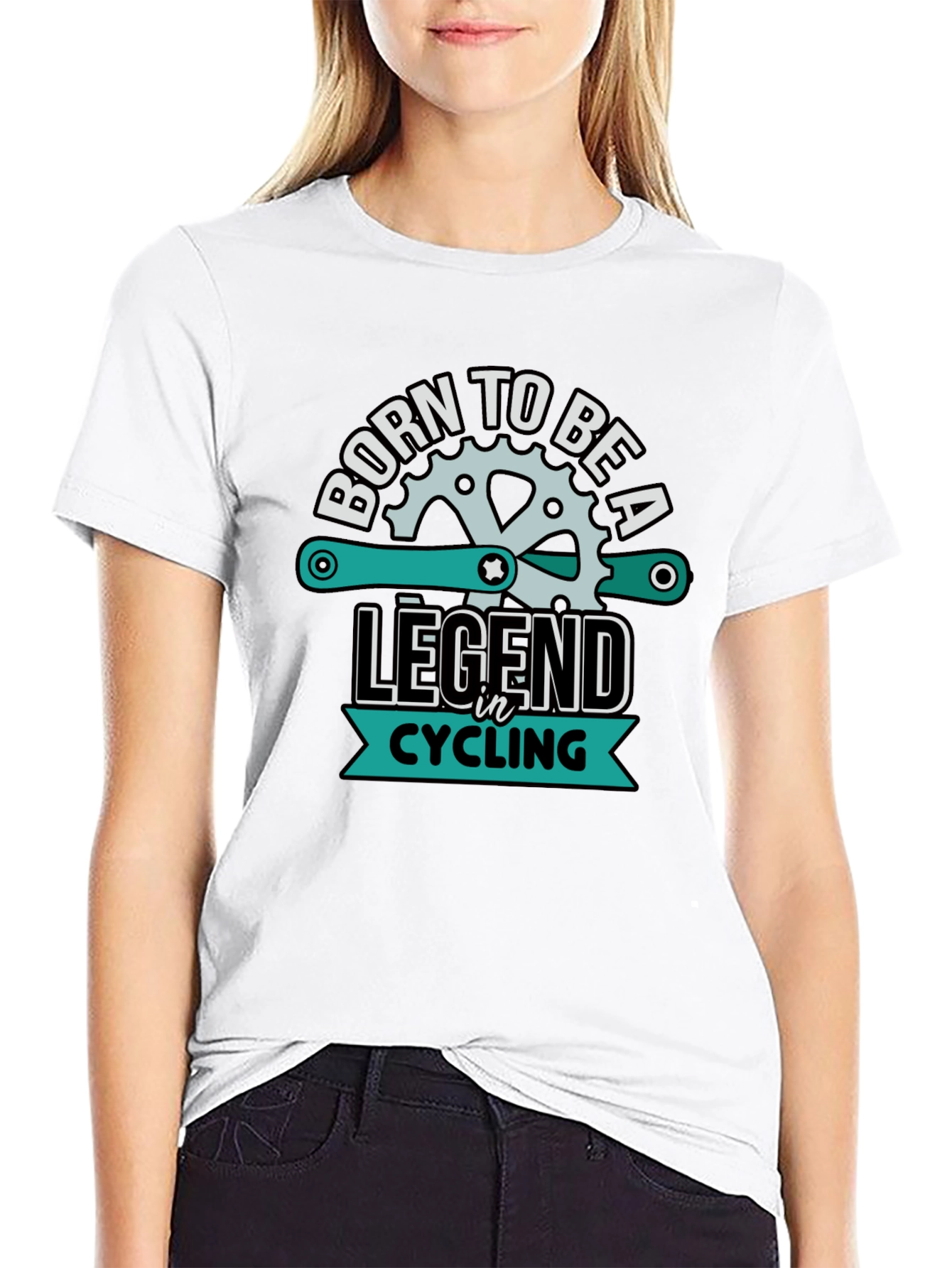 Born to be a Legend Cycling Graphic Tee