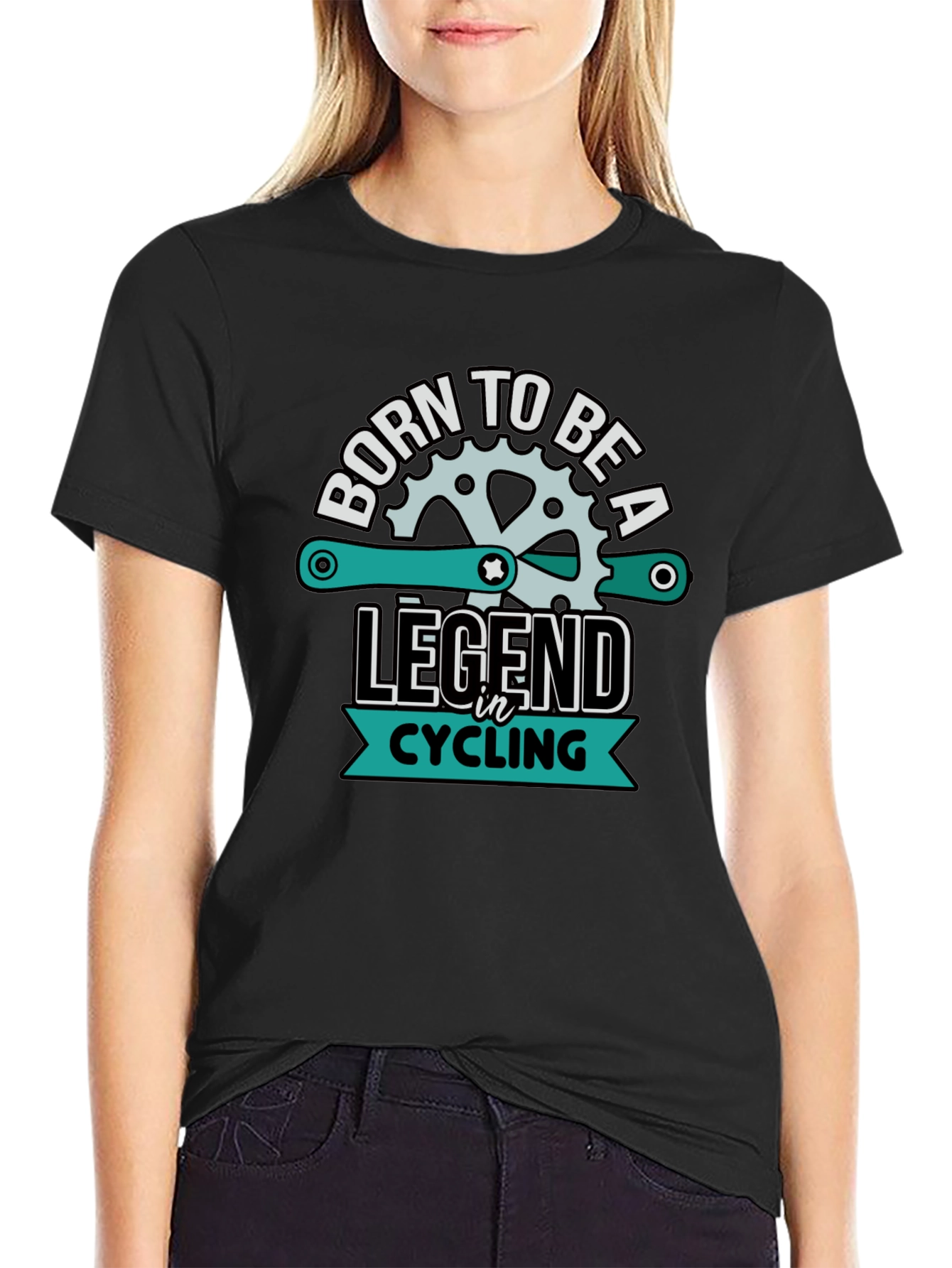 Born to be a Legend Cycling Graphic Tee