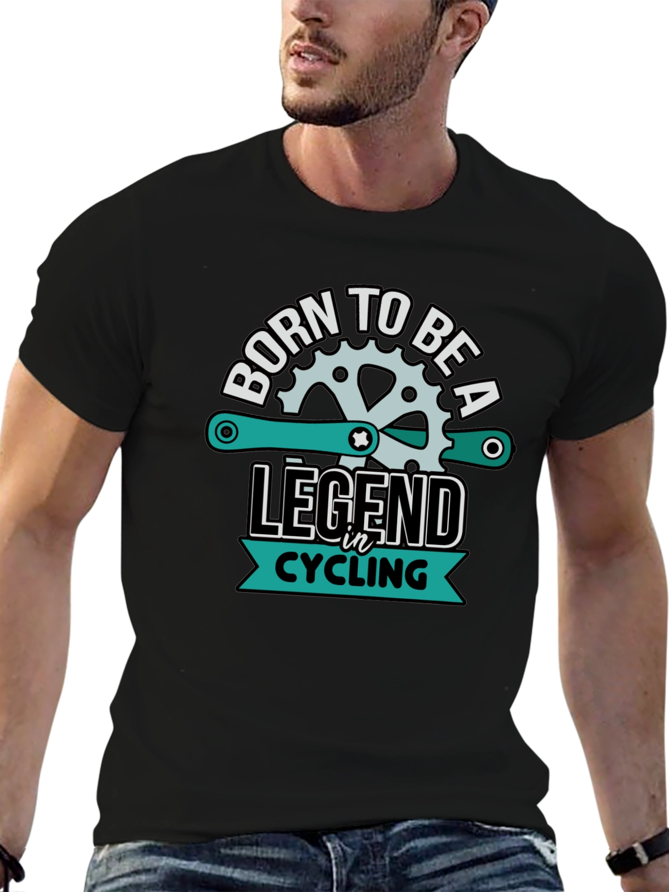 Born to be a Legend Cycling Graphic Tee
