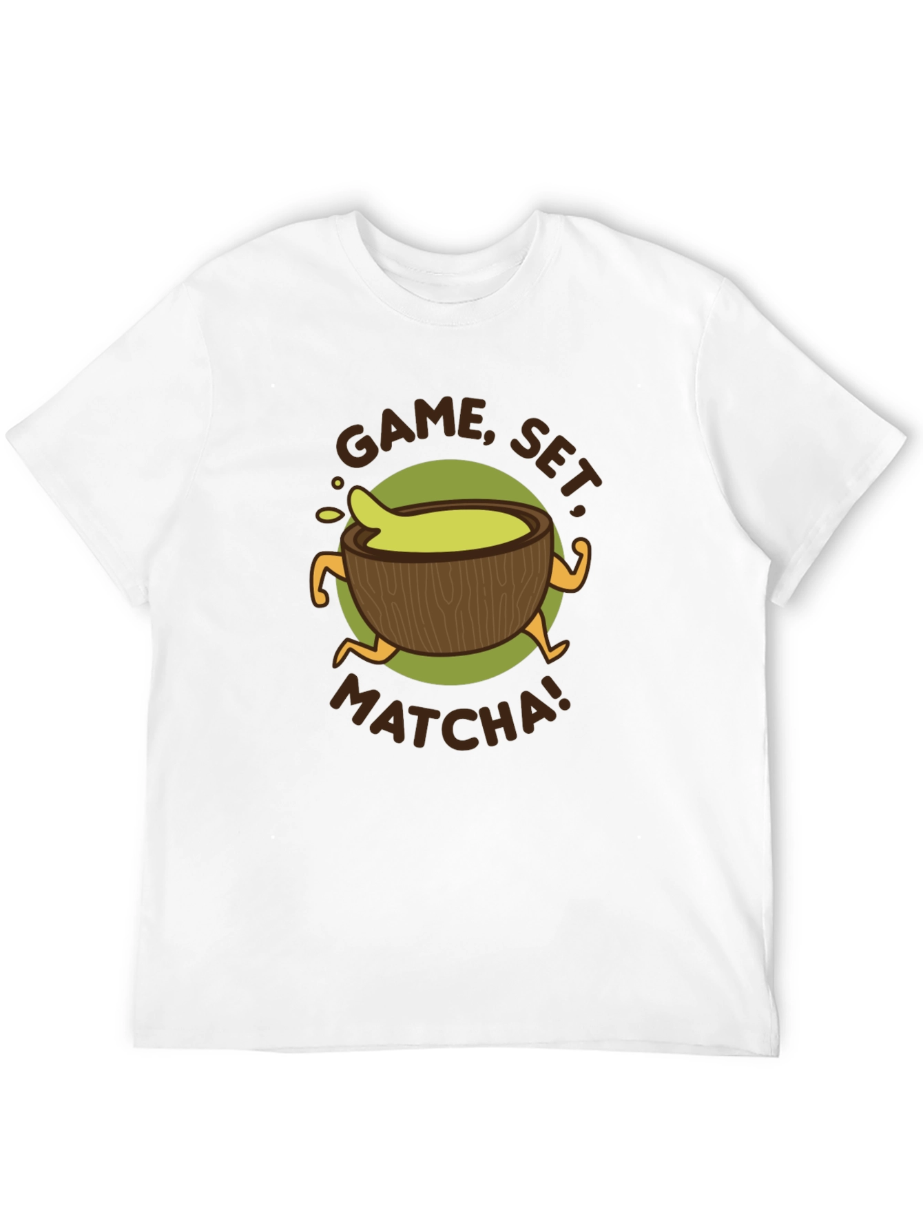 Game Set Matcha! Black Graphic Tee