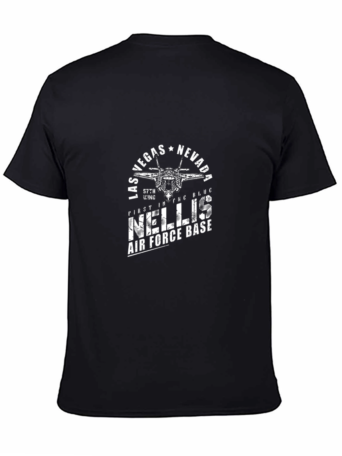 Las Vegas Nevada Fighter Jet Graphic Tee