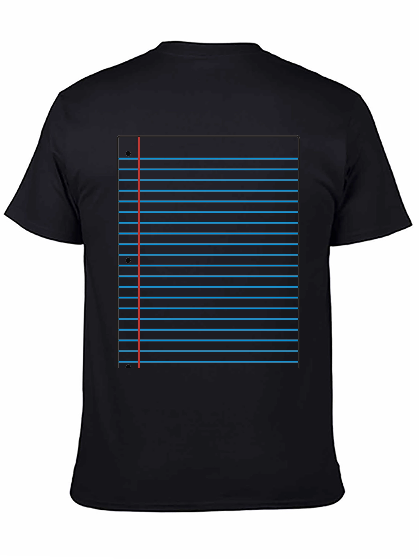 Notebook Paper Graphic Tee - Novelty Design