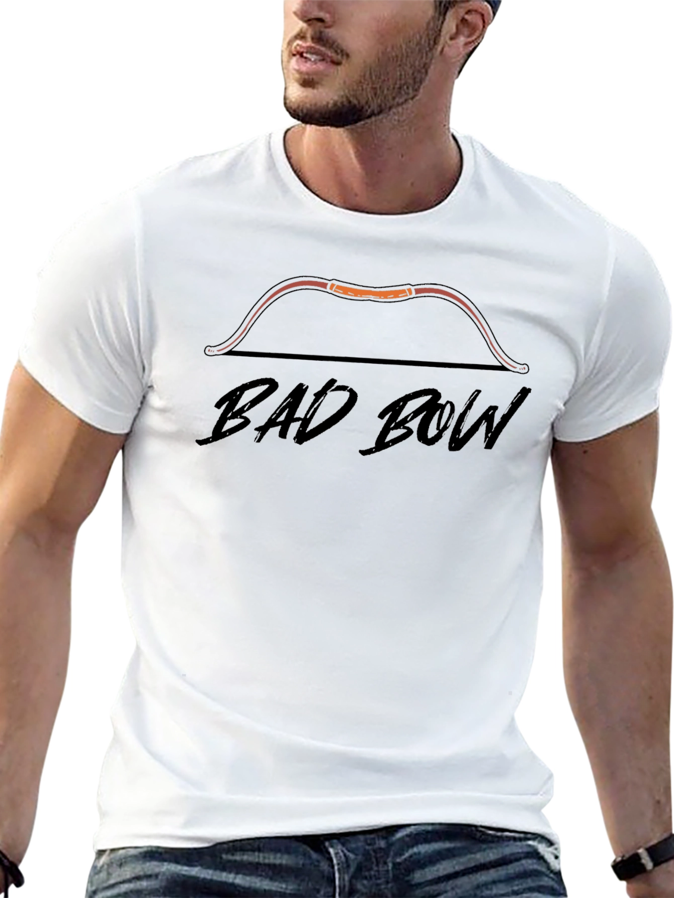 Bad Bow Graphic T-Shirt - Archer Humor Tee