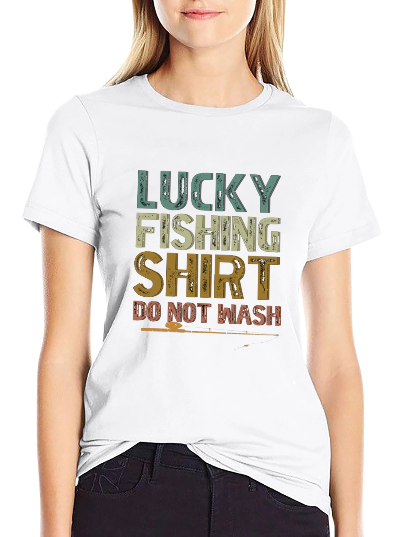 Lucky Fishing Shirt - Do Not Wash Graphic Tee