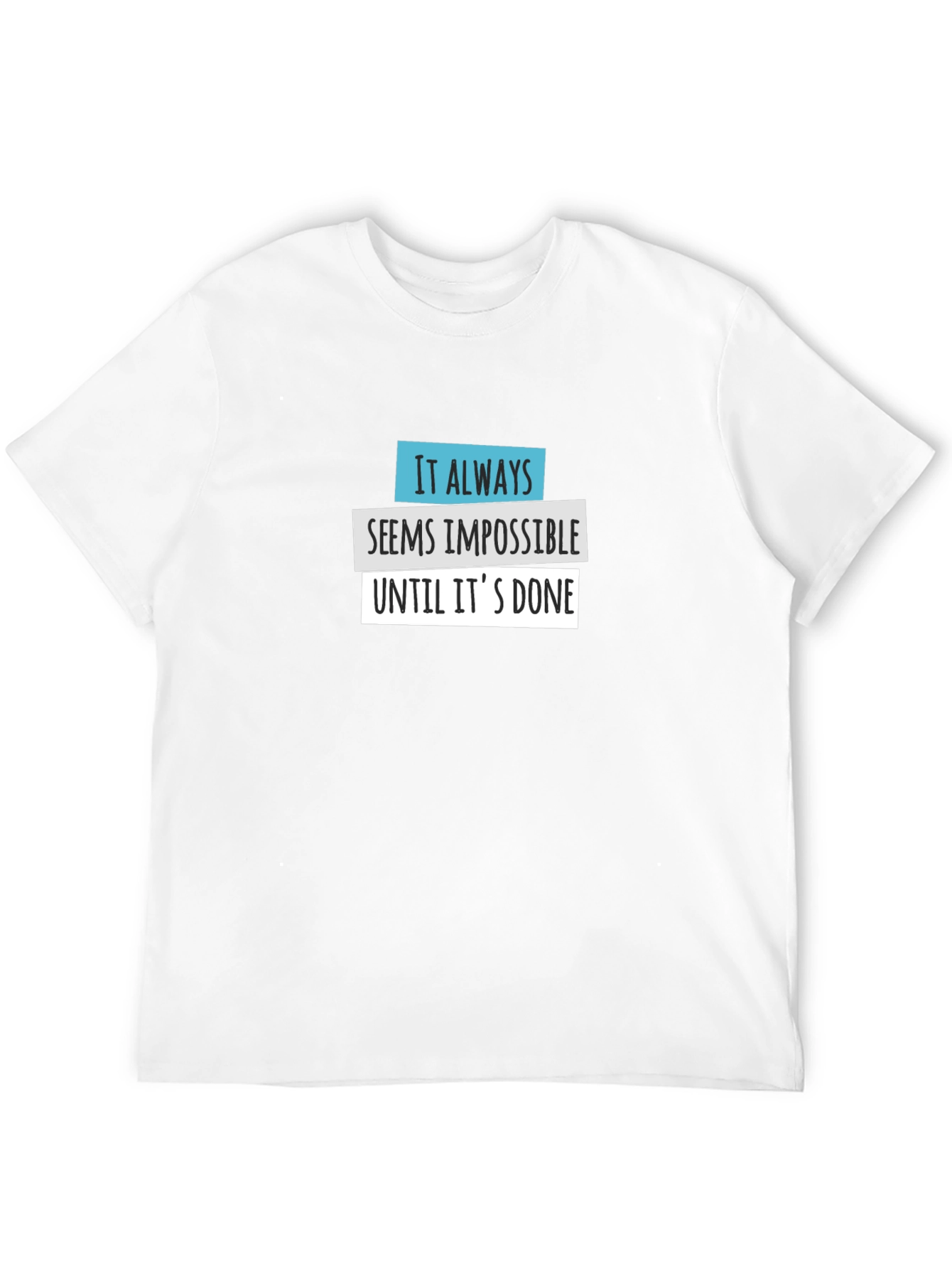 Impossible Until Done Graphic Tee - Black