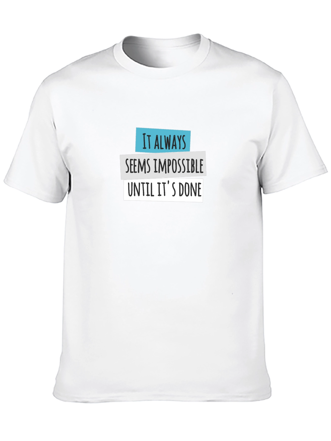 Impossible Until Done Graphic Tee - Black