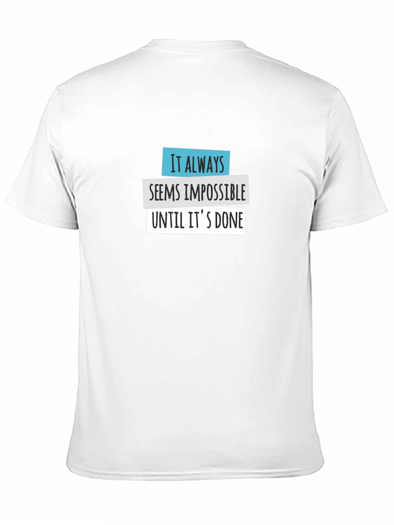 Impossible Until Done Graphic Tee - Black