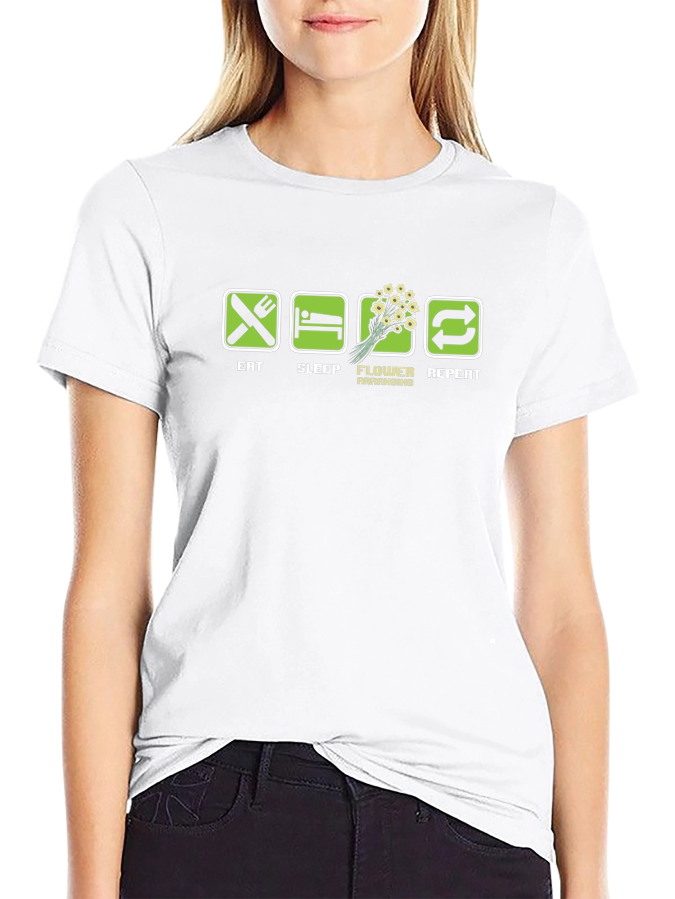 Eat Sleep Flower Arrange Repeat T-Shirt