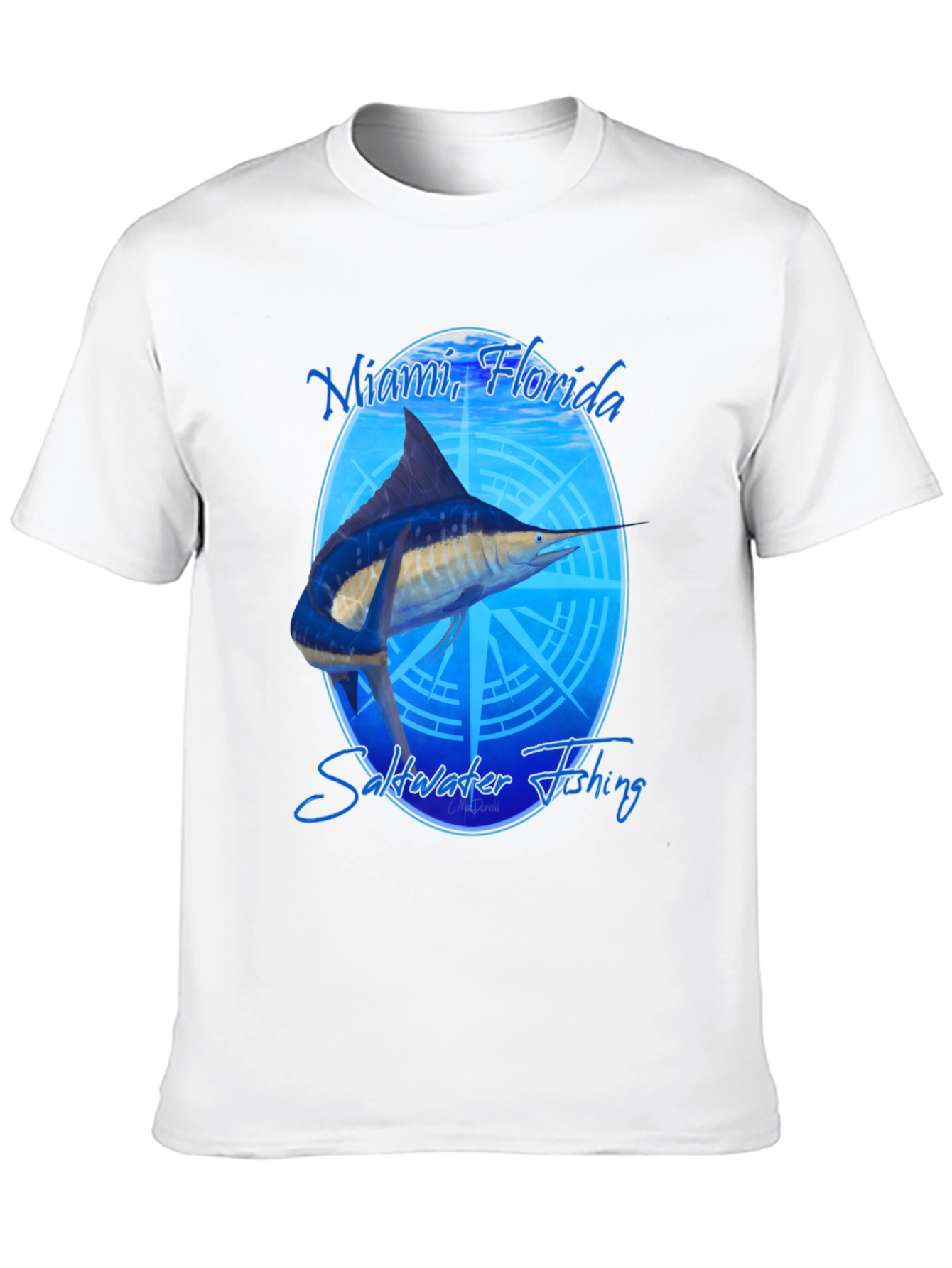 Miami Florida Saltwater Fishing T-Shirt
